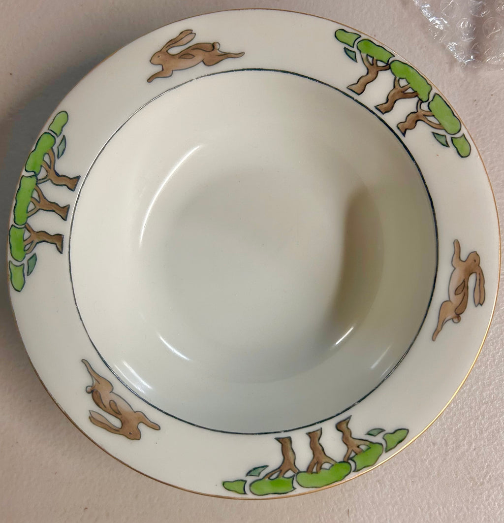 Antique Handpainted Krautheim Porcelain Bowl and Plate
