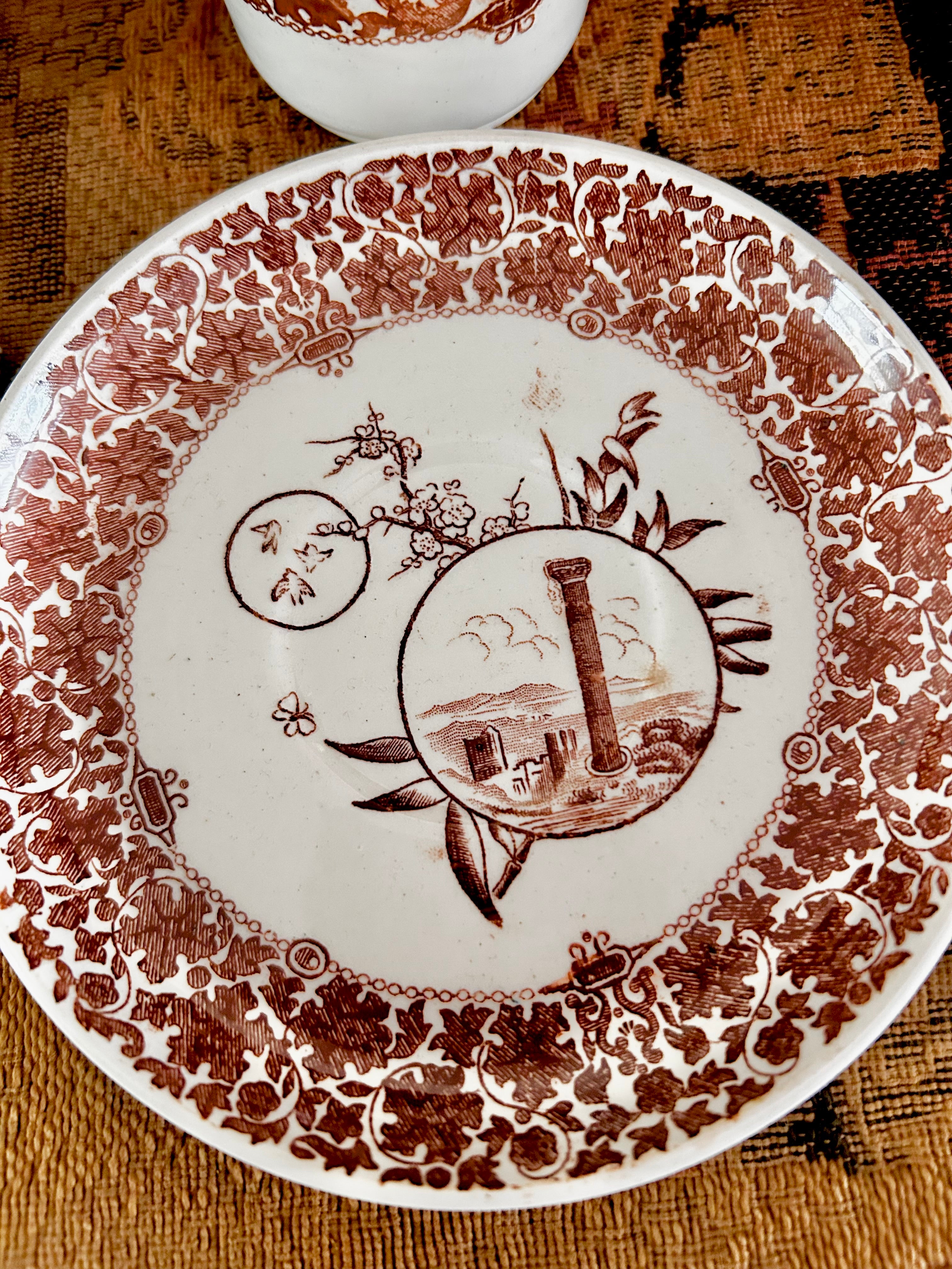 Antique Copeland Spode Demitasse and Saucer 1800s