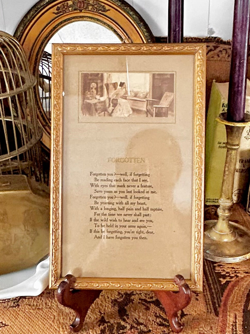 Vintage Framed Poem