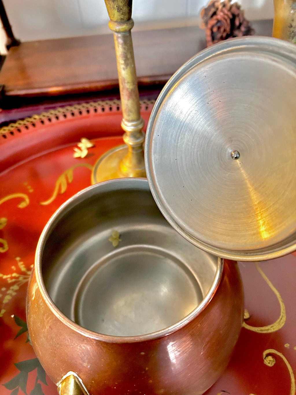 Vintage Tagus Copper Saucepan