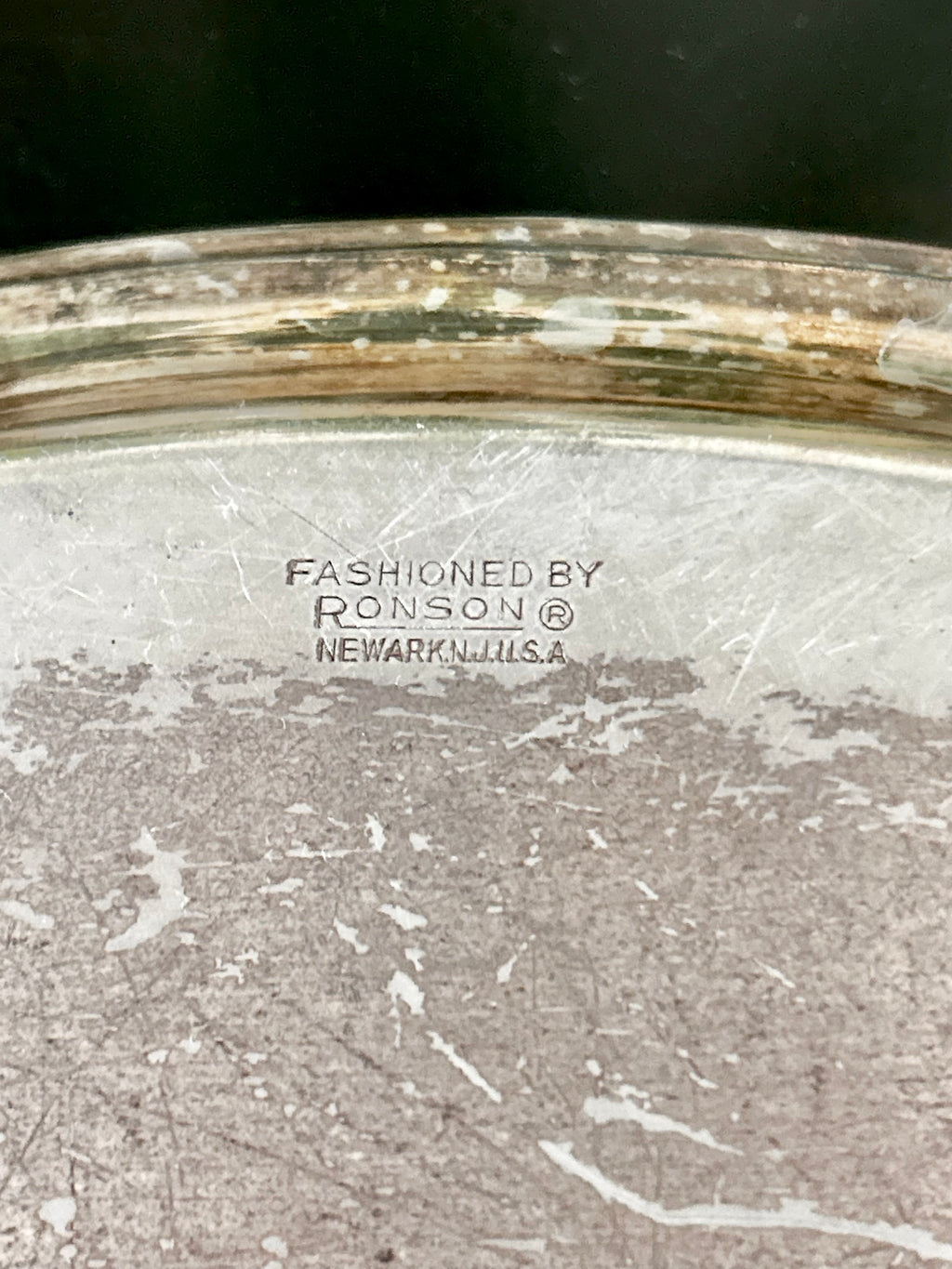 Vintage Silver plate Ronson 11 inch Tray