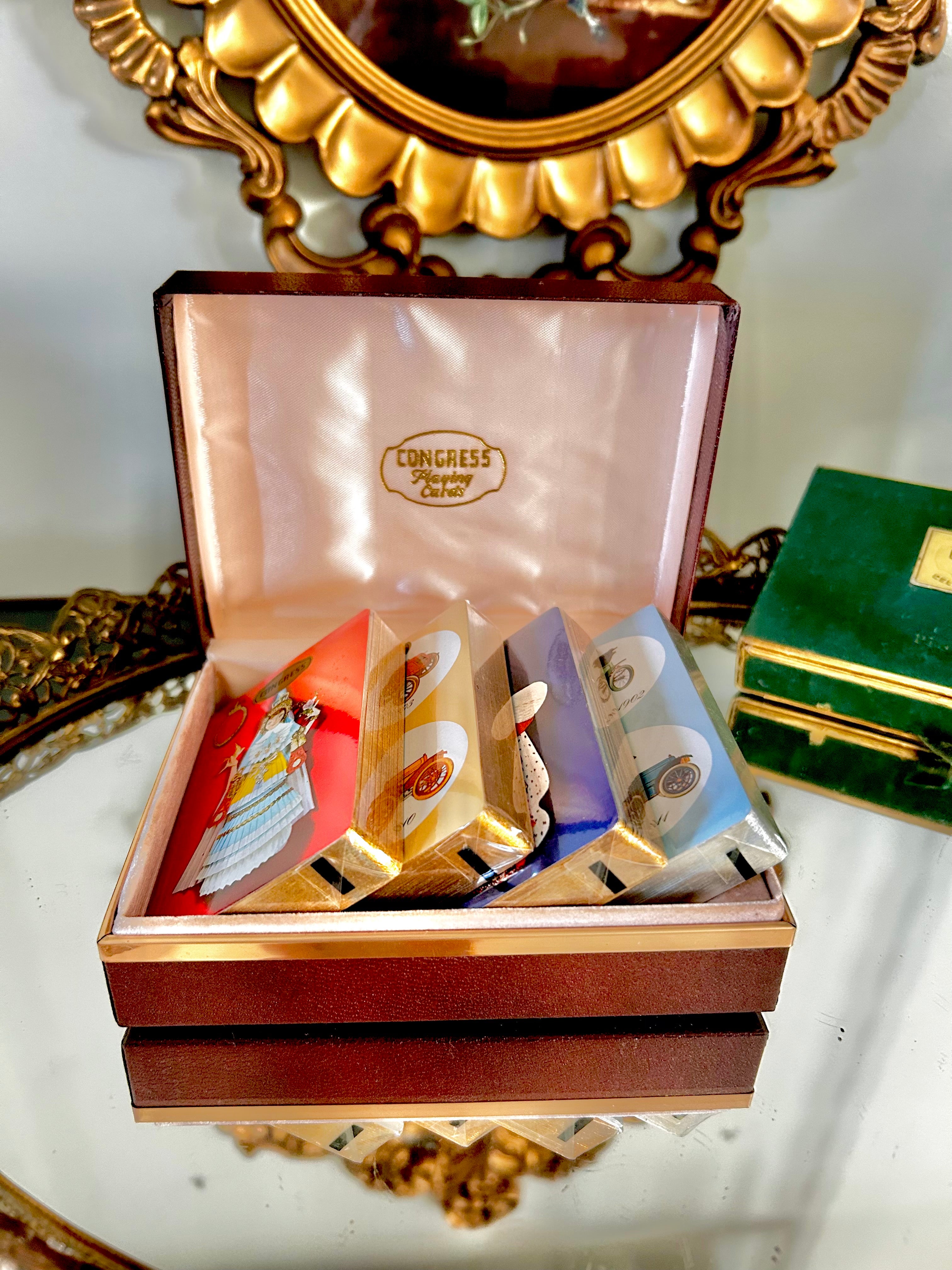 Congress Vintage Playing Card Decks in Box