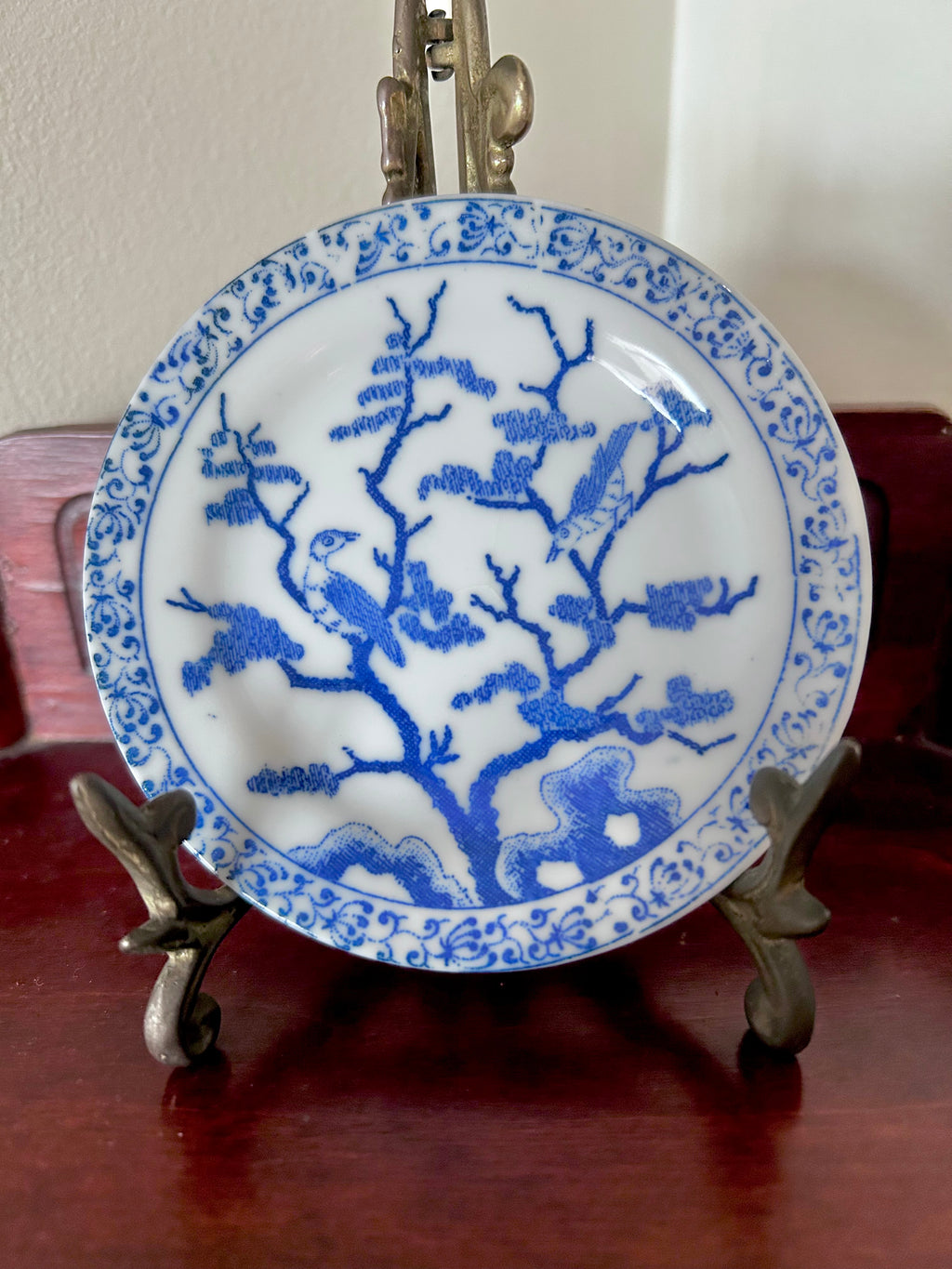 Tiny 4-inch Vintage Japanese Porcelain Plates