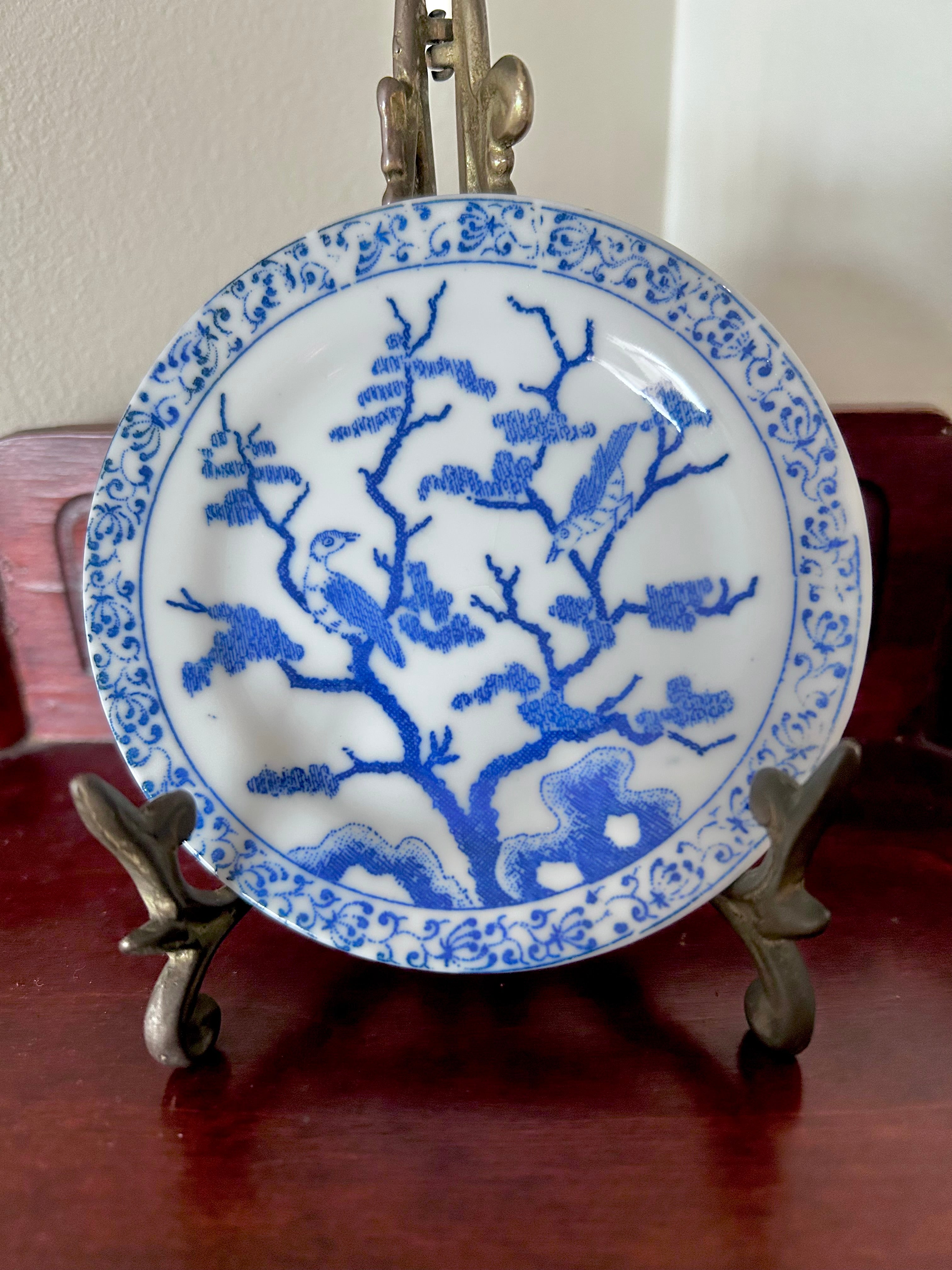 Tiny 4-inch Vintage Japanese Porcelain Plates