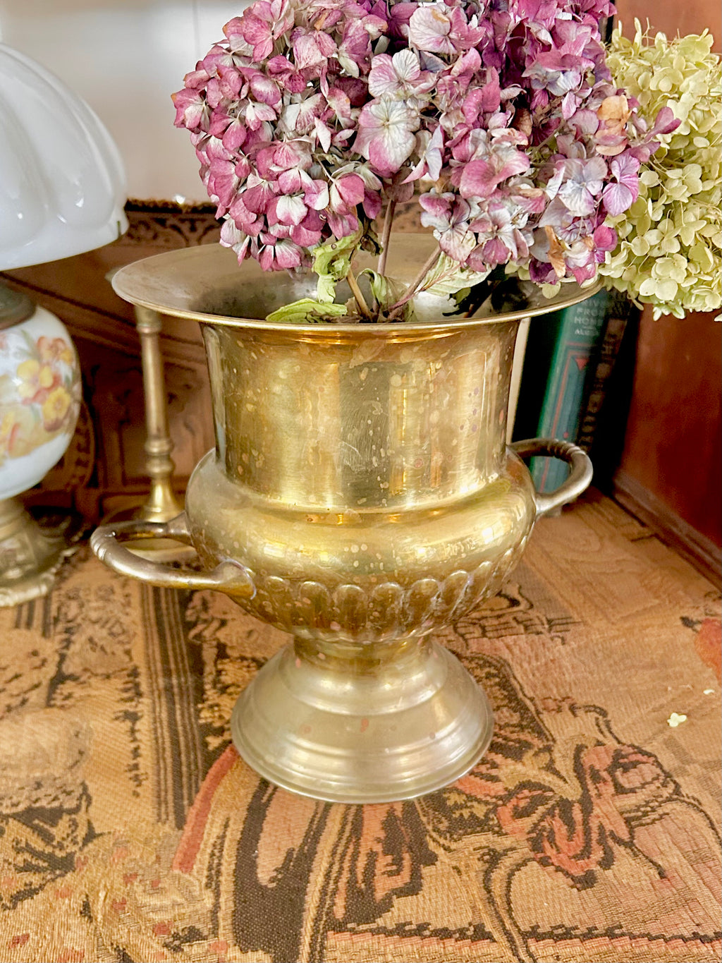 Vintage Brass Champagne Bucket