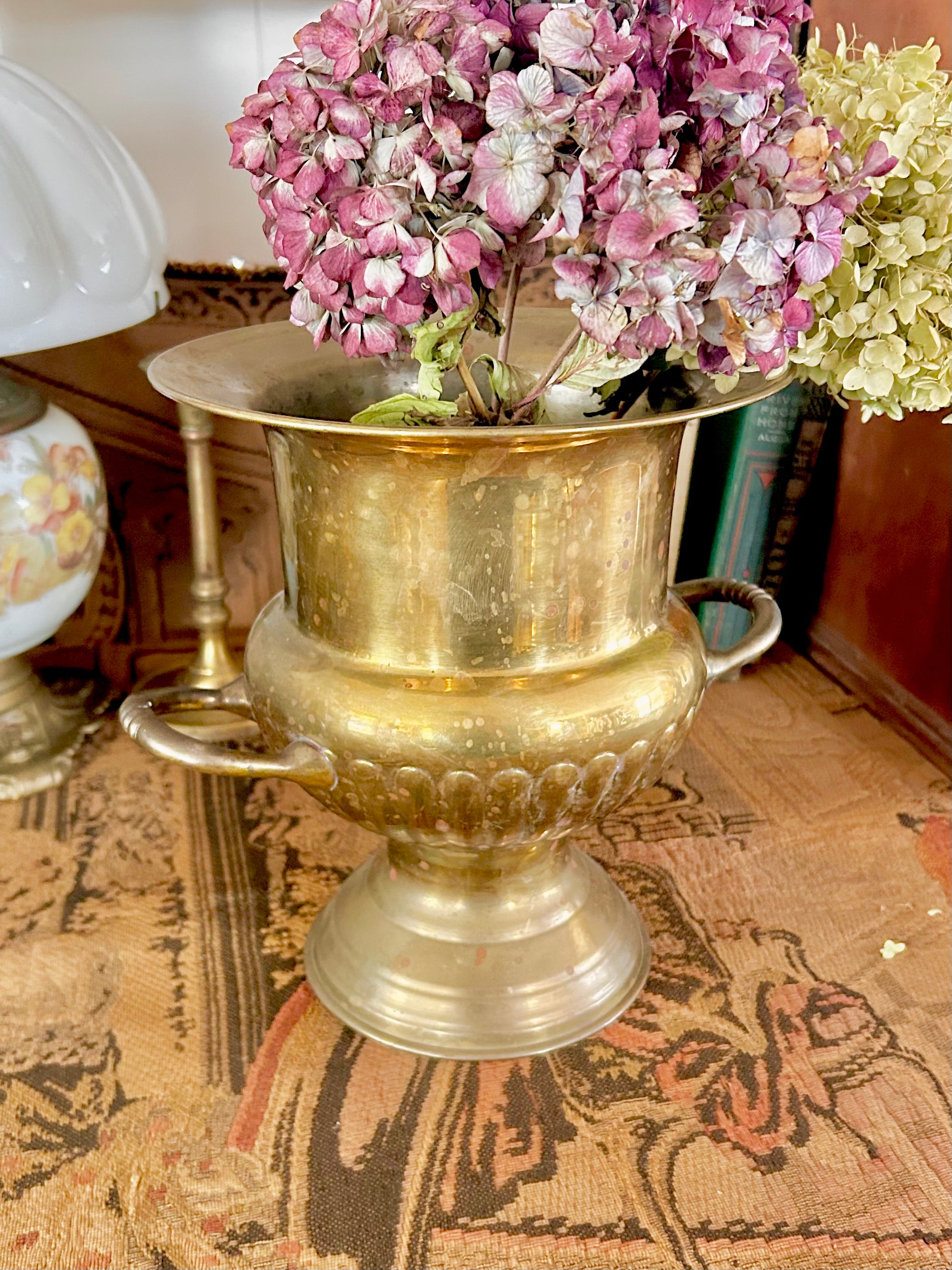 Vintage Brass Champagne Bucket