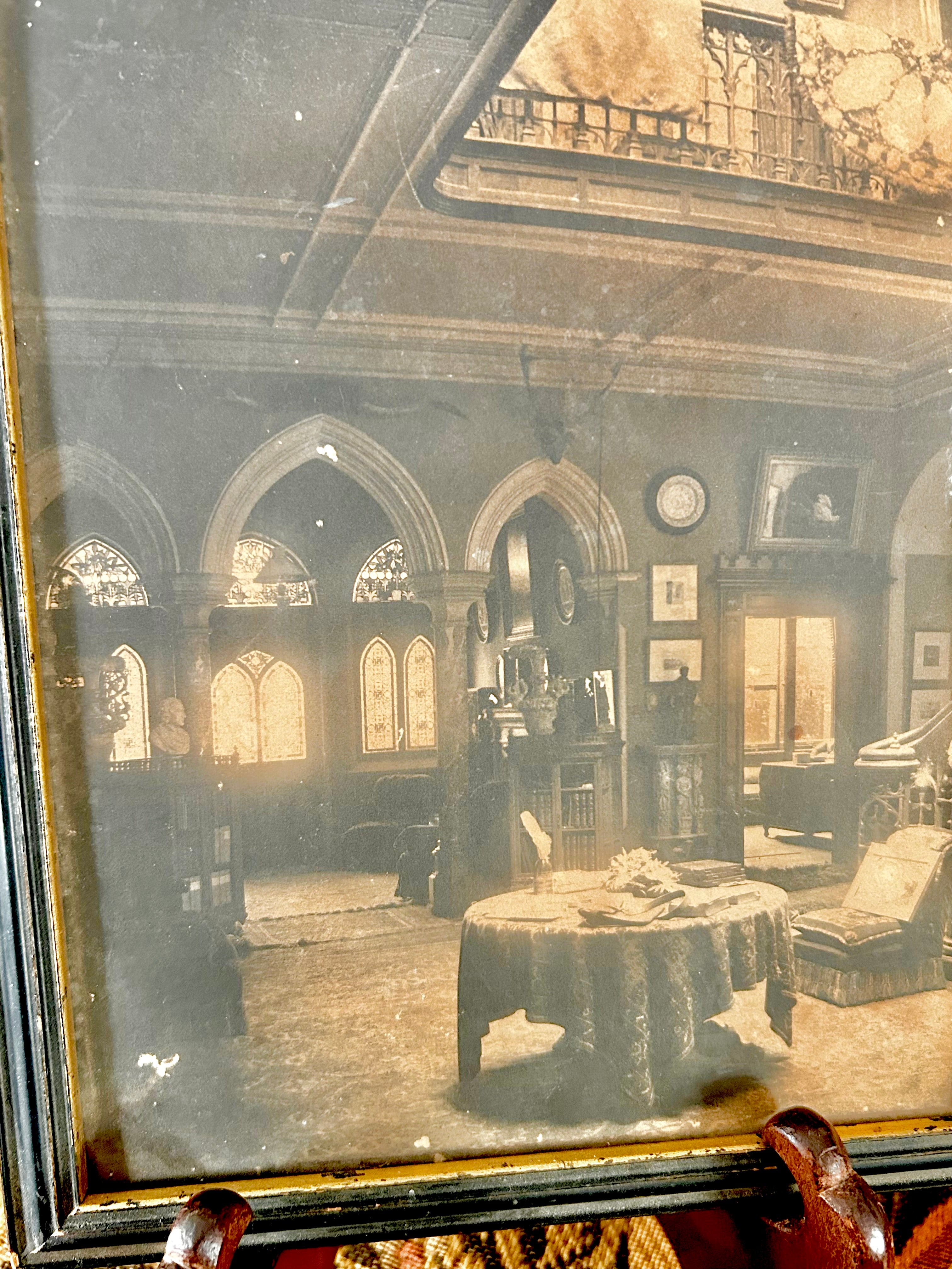 Antique Framed Sepia Photograph