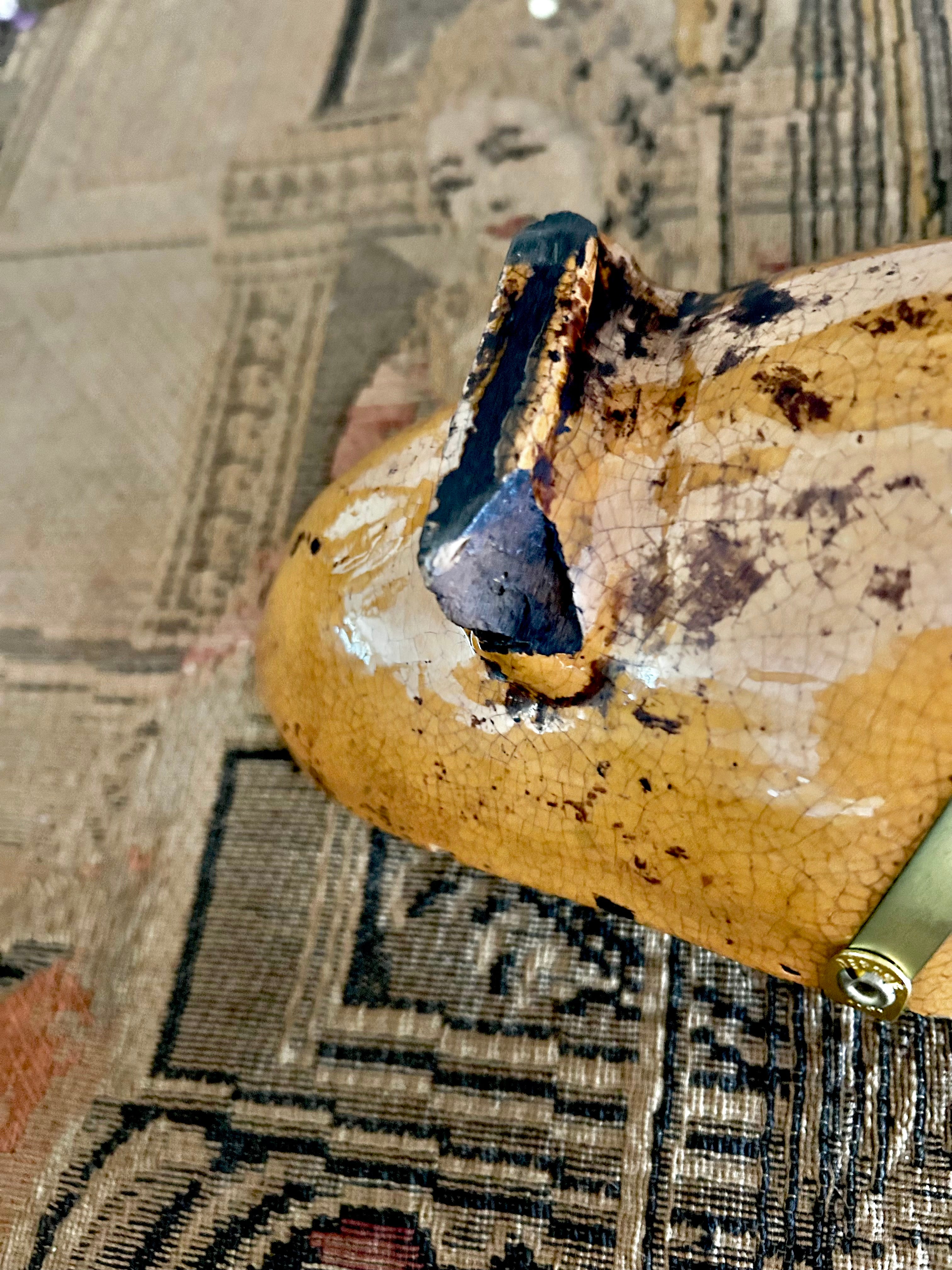 Antique Ceramic Footed Fish Mold