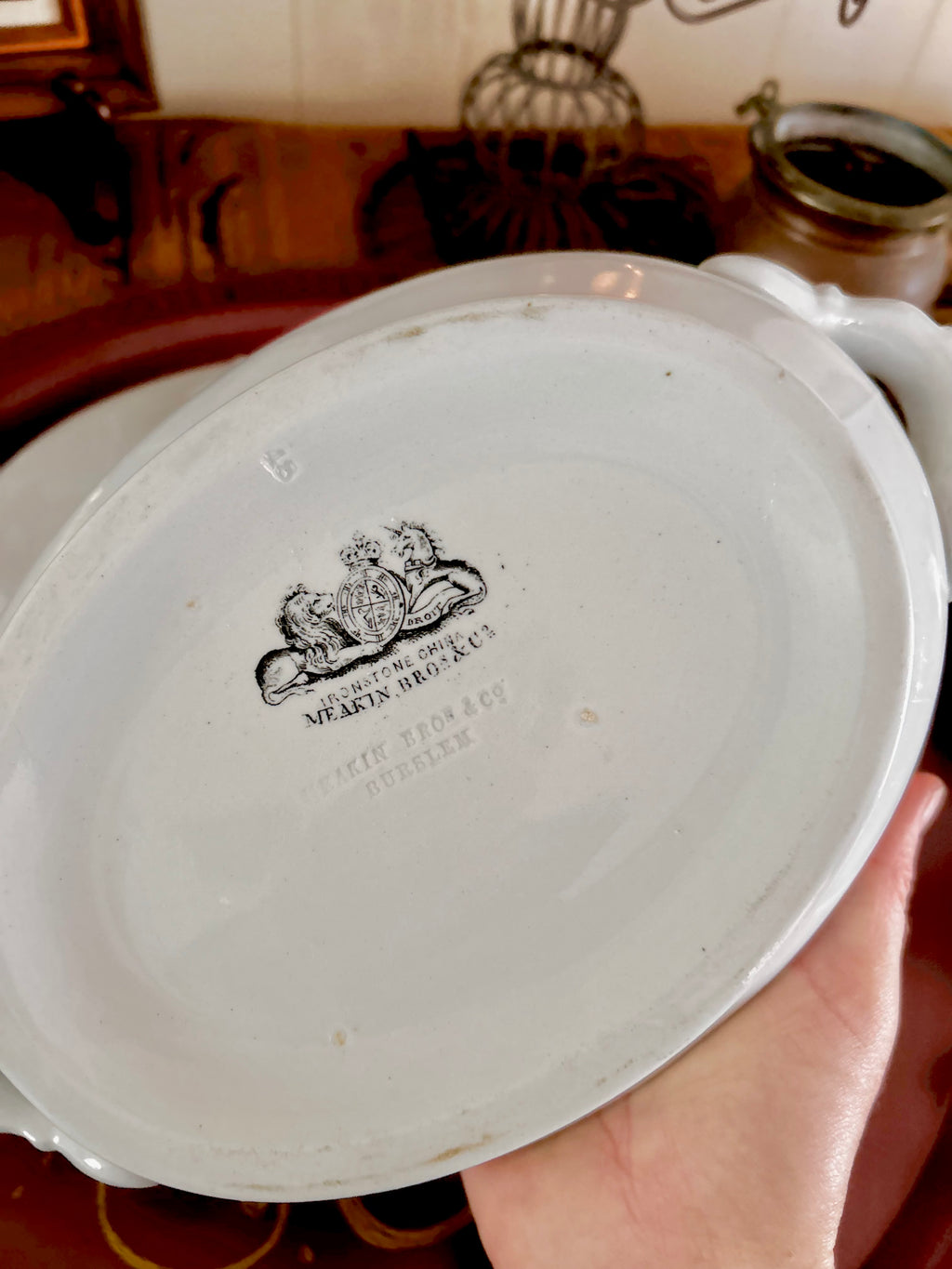 Vintage Meakin Bros Ironstone Tureen