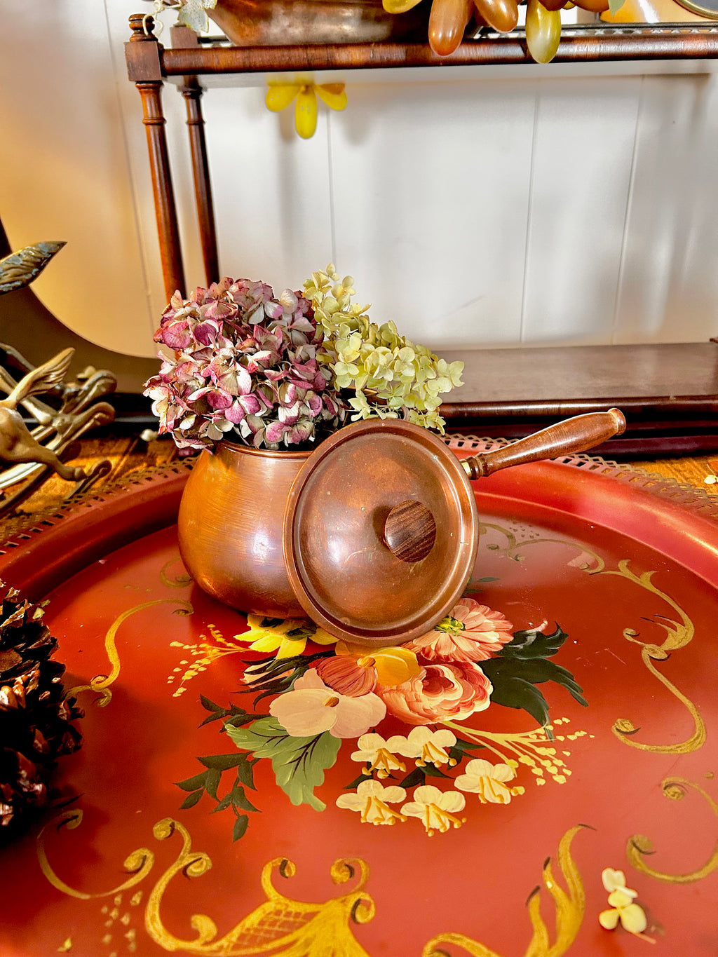 Vintage Tagus Copper Saucepan