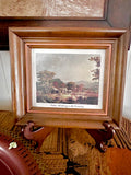 Small Vintage Framed Pastoral Print