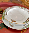 Antique Handpainted Krautheim Porcelain Bowl and Plate