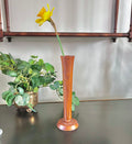 Vintage Wooden Fluted Bud Vase