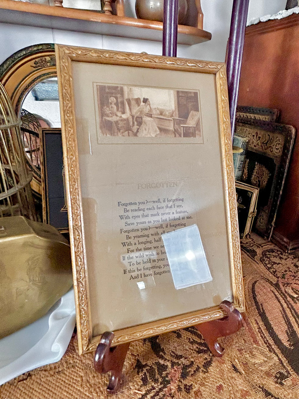 Vintage Framed Poem