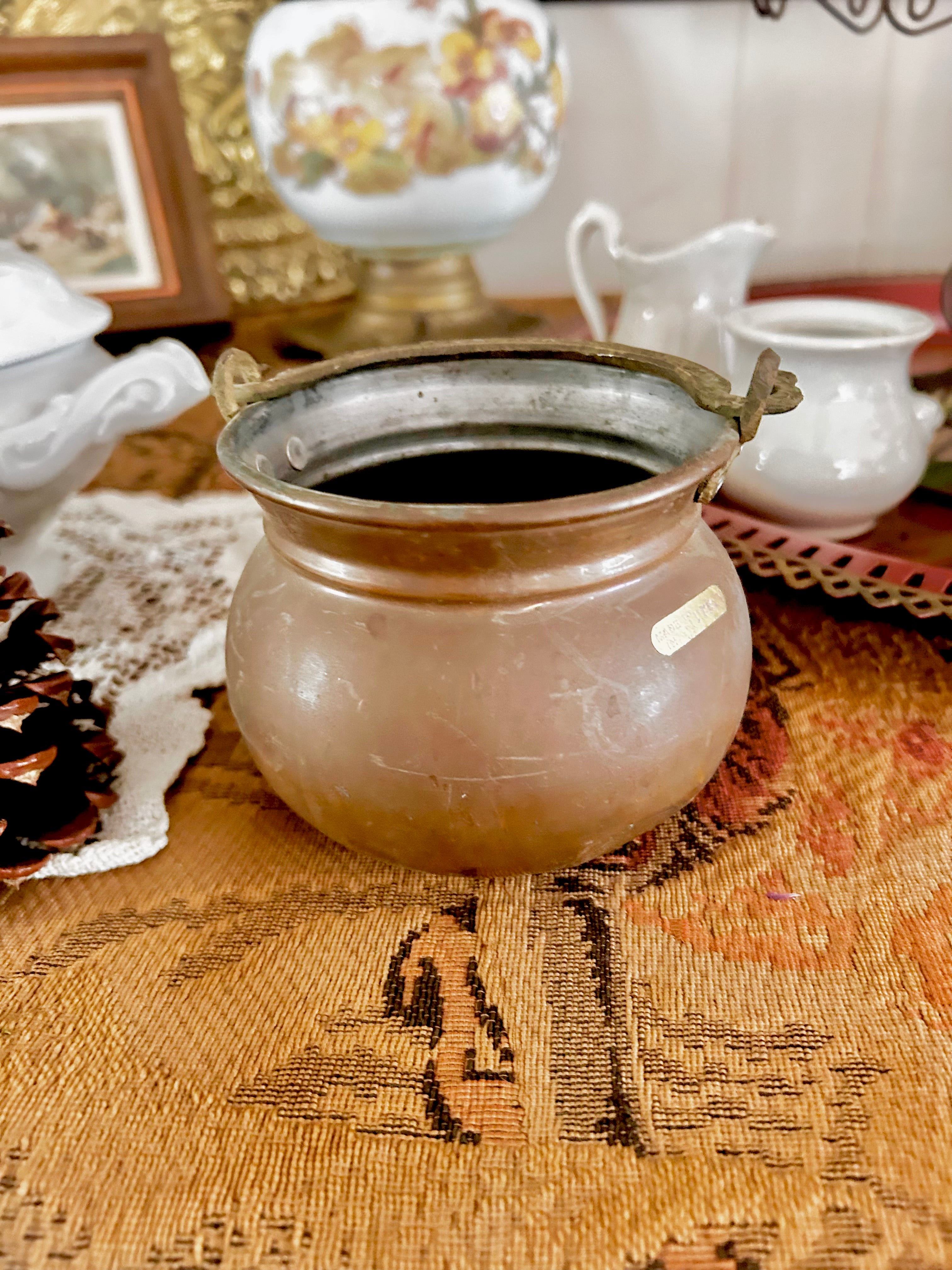 Vintage Small Copper Pot
