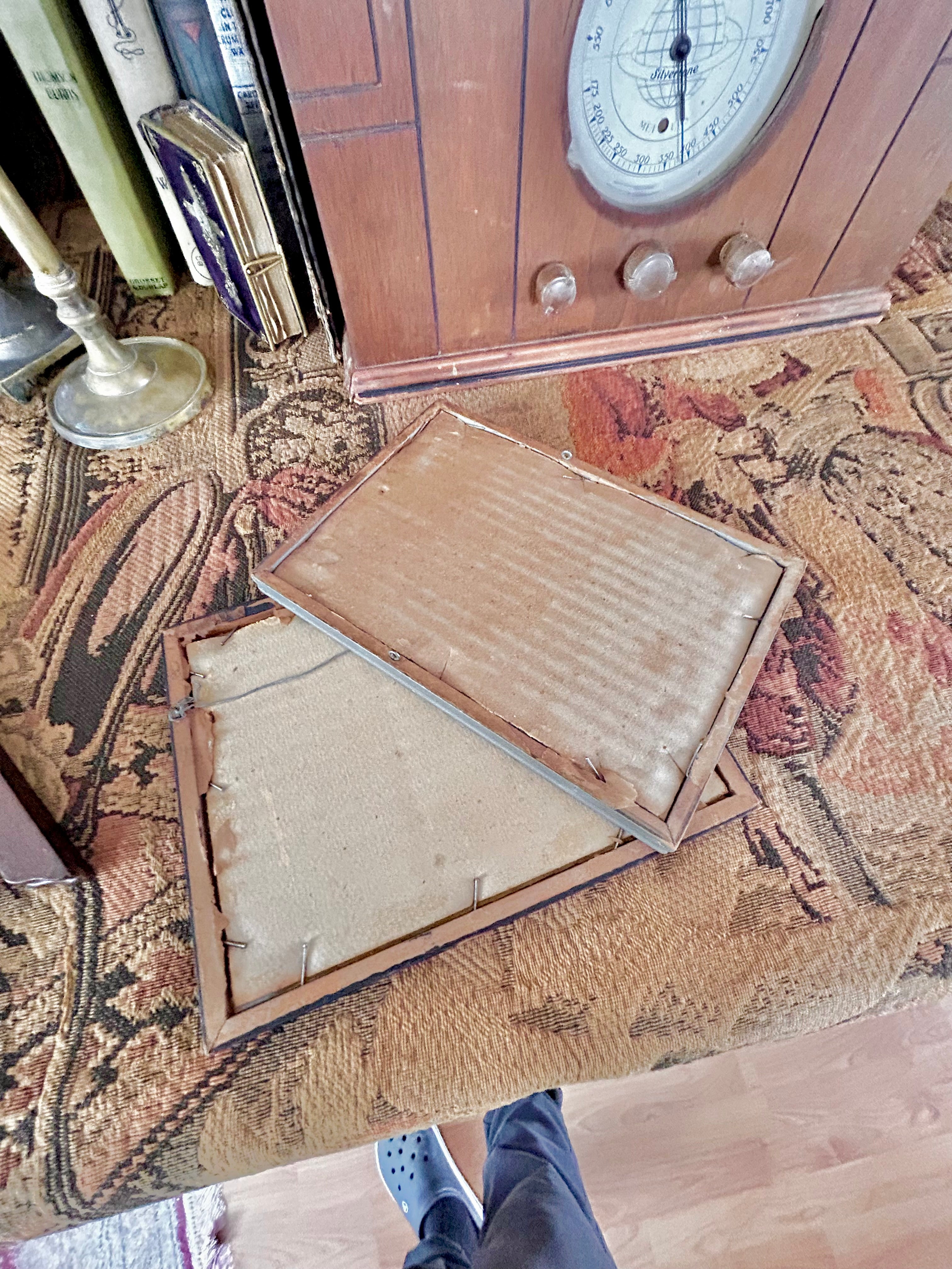 Antique Framed Sepia Photograph