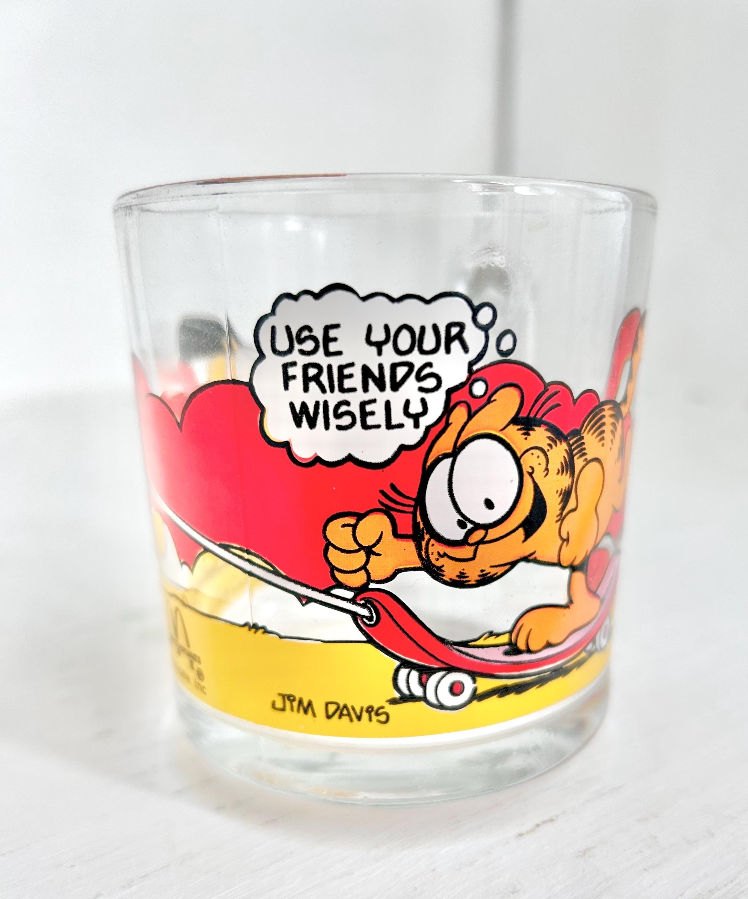 Vintage 1978 Garfield McDonalds Mug: Jim Davis Orange Cat & Odie