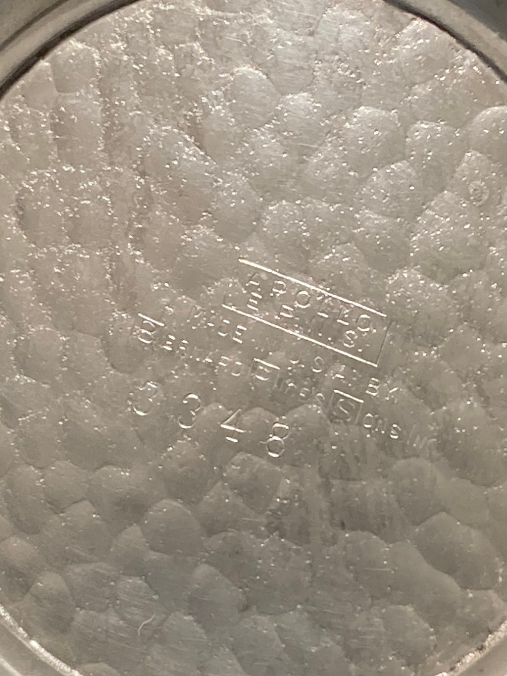 Vintage Hammered Silverplate - 7” Candy Dish, Bernard Rice’s Sons Inc.