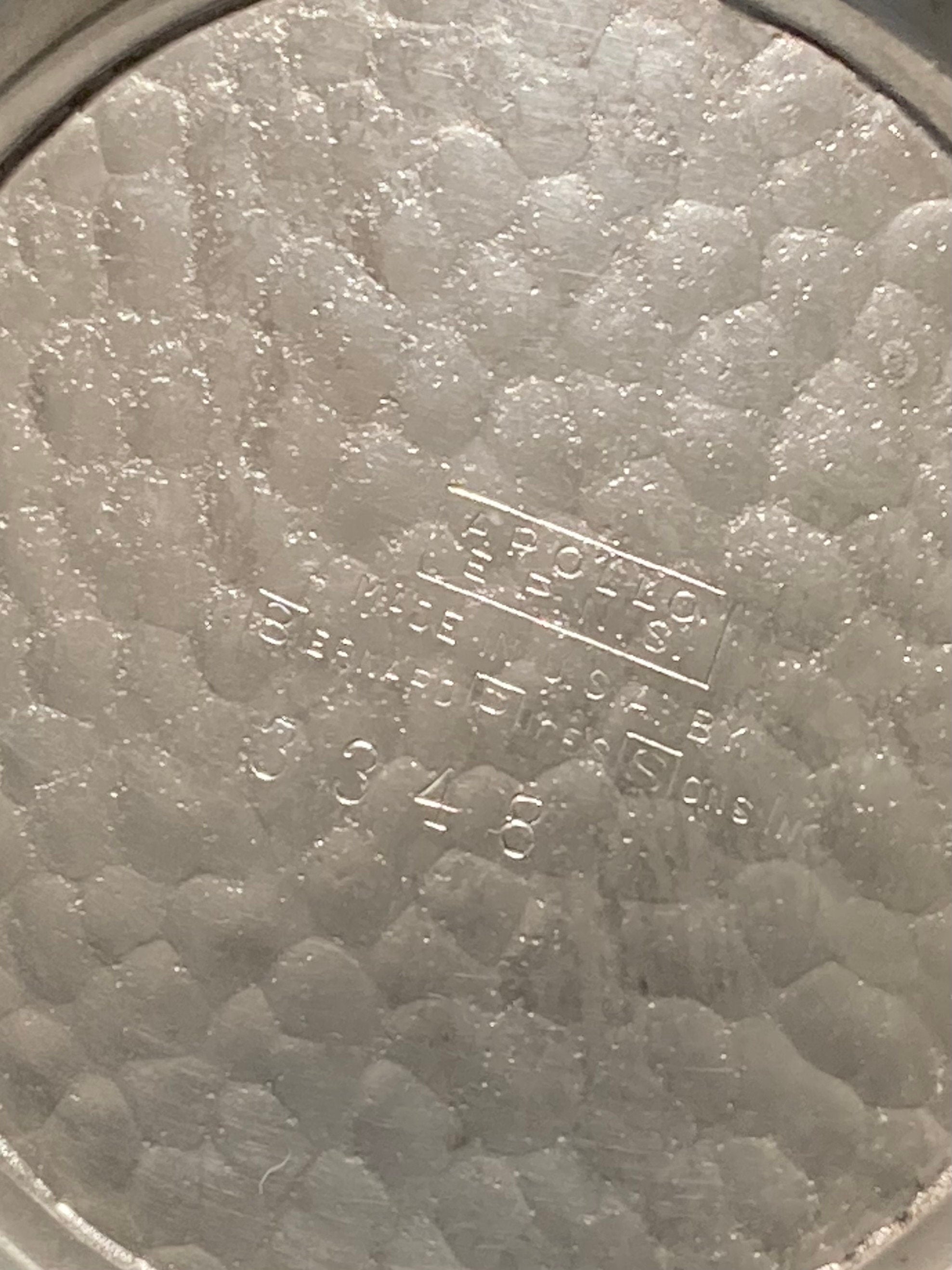Vintage Hammered Silverplate - 7” Candy Dish, Bernard Rice’s Sons Inc.
