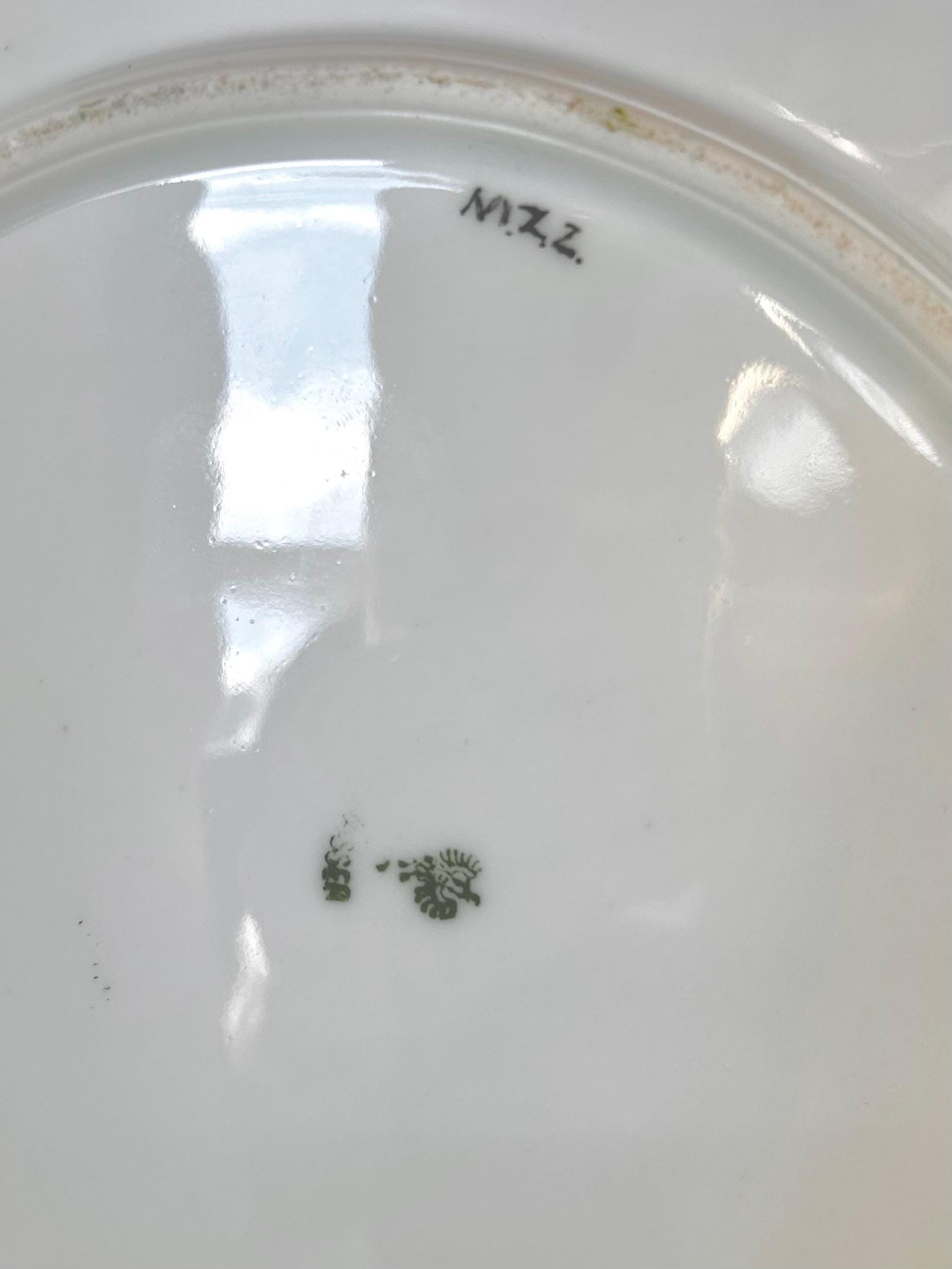 Vintage Handpainted C.T. Altwasser Porcelain Plates Set of 3