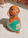 Vintage Pendelfin Lucy Pocket Rabbit Figurine: 1960s Hand-Painted Bunny