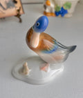 Metzler & Ortloff Vintage Duck and Frog Ceramic Figurine