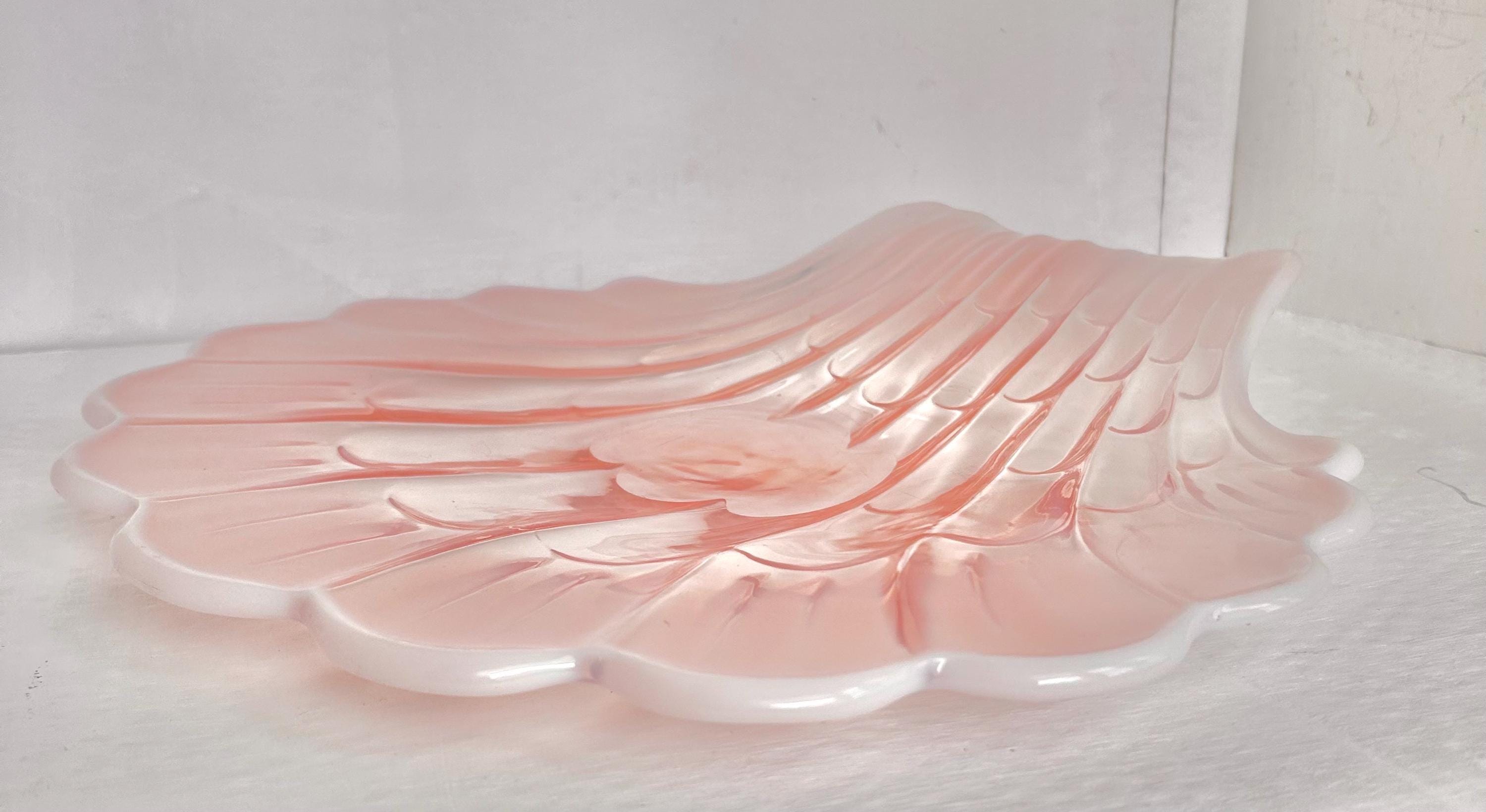 Vintage Opalescent Glass in Blush, Cranberry, Periwinkle - Fenton, Duncan Miller