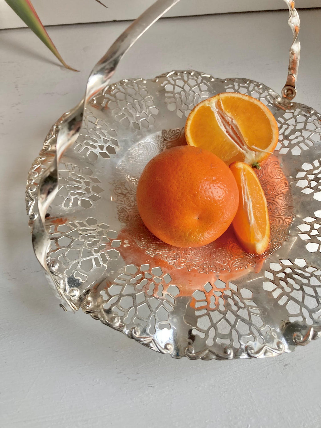 Vintage Silver-Plated Candy Dish: EPNS Ornate Serving Tray, Made in England