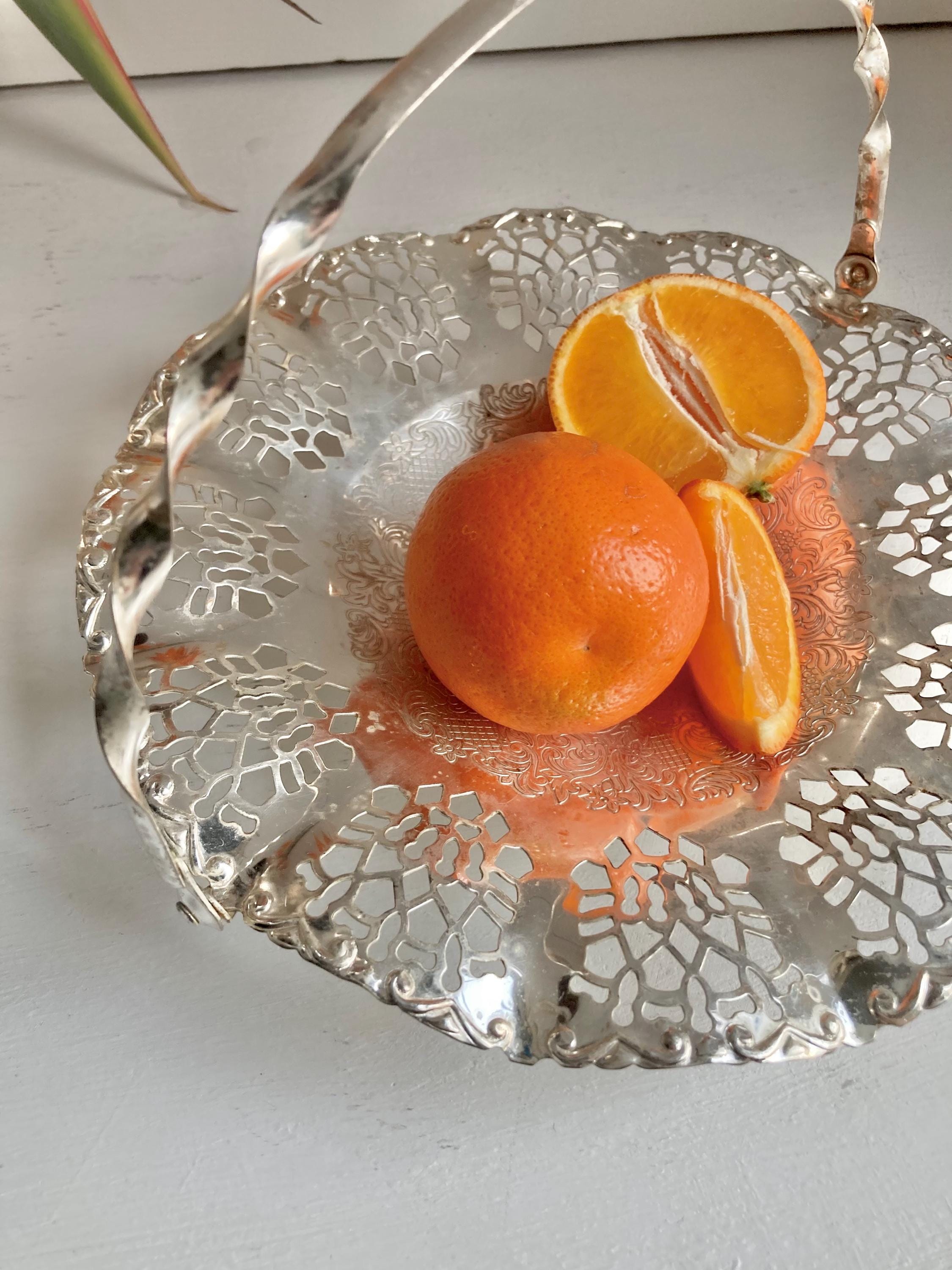 Vintage Silver-Plated Candy Dish: EPNS Ornate Serving Tray, Made in England