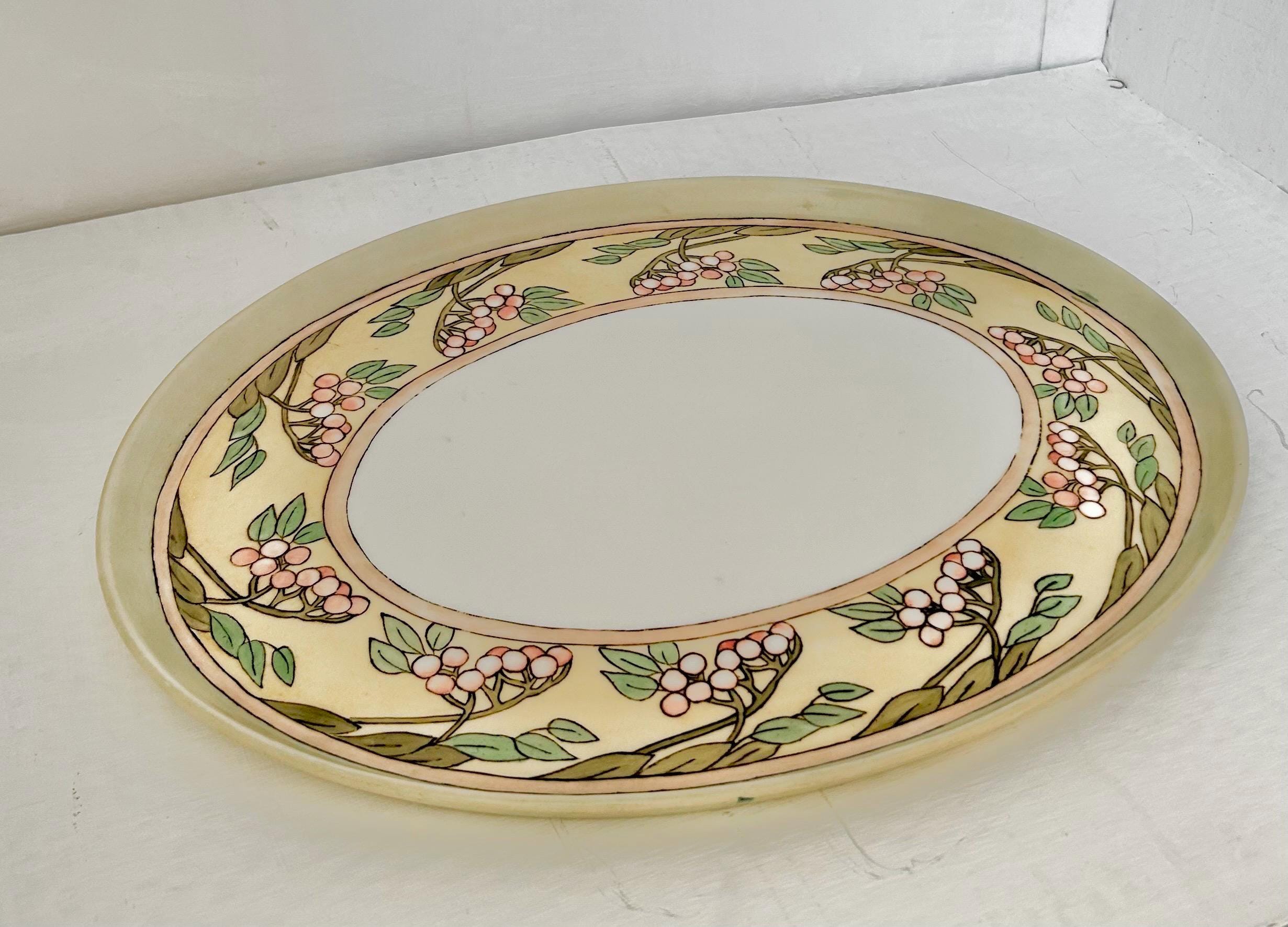 Large 14" Vintage T&V Limoges Porcelain Platter