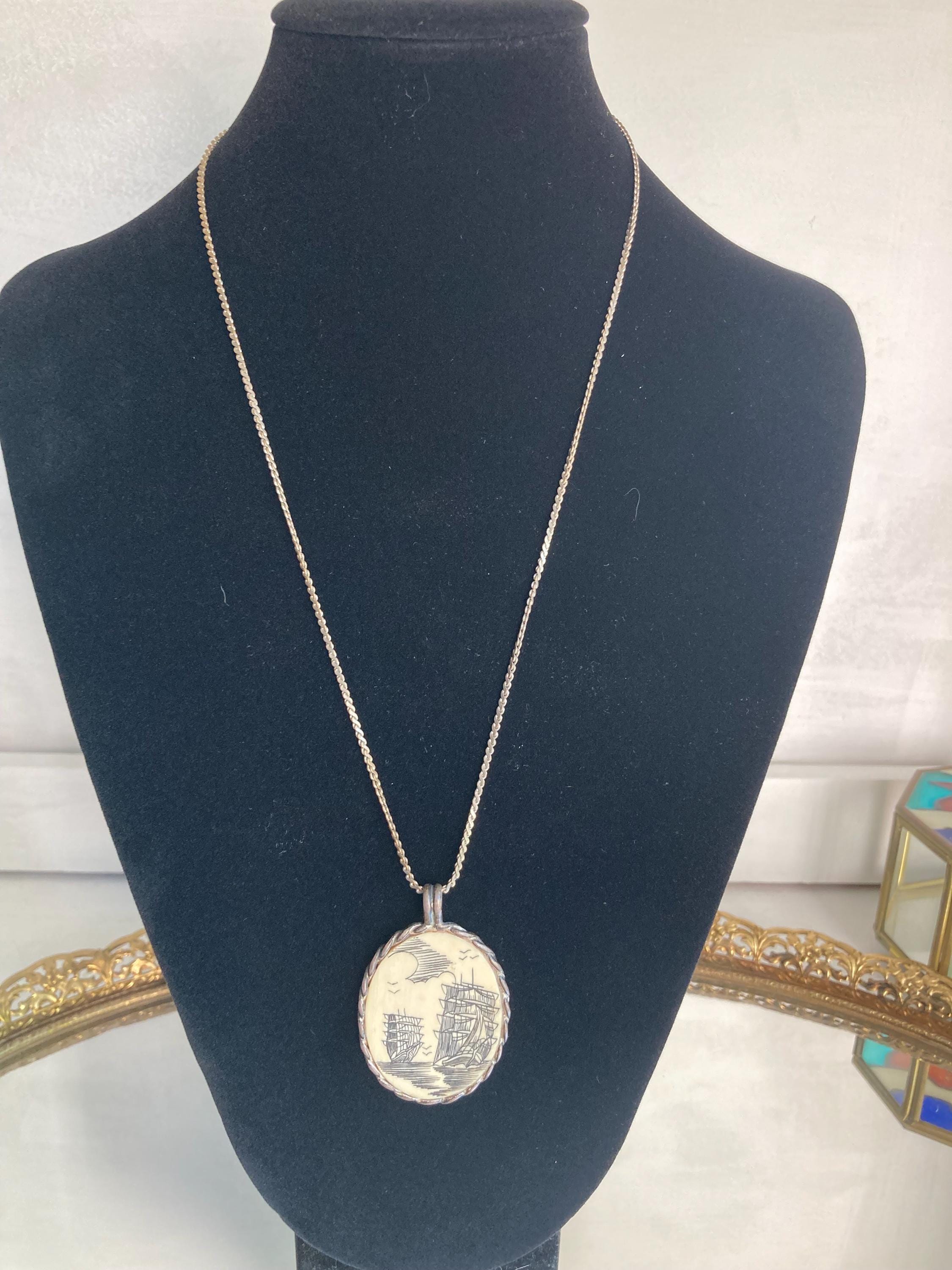 Vintage Nautical Themed Pendant Necklaces: Choose from three