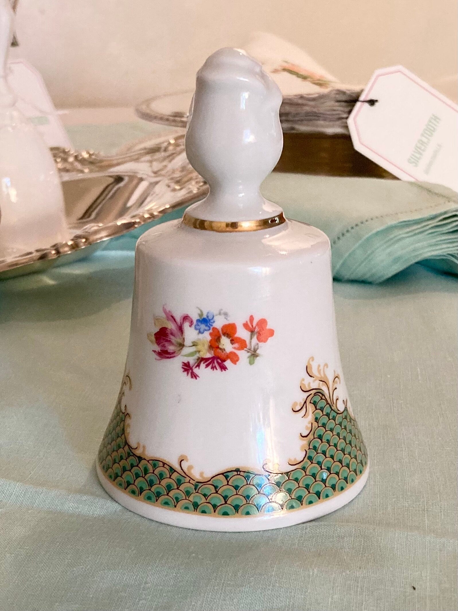Vintage Porcelain Bell - Bareuther Waldsassen for Danbury Mint