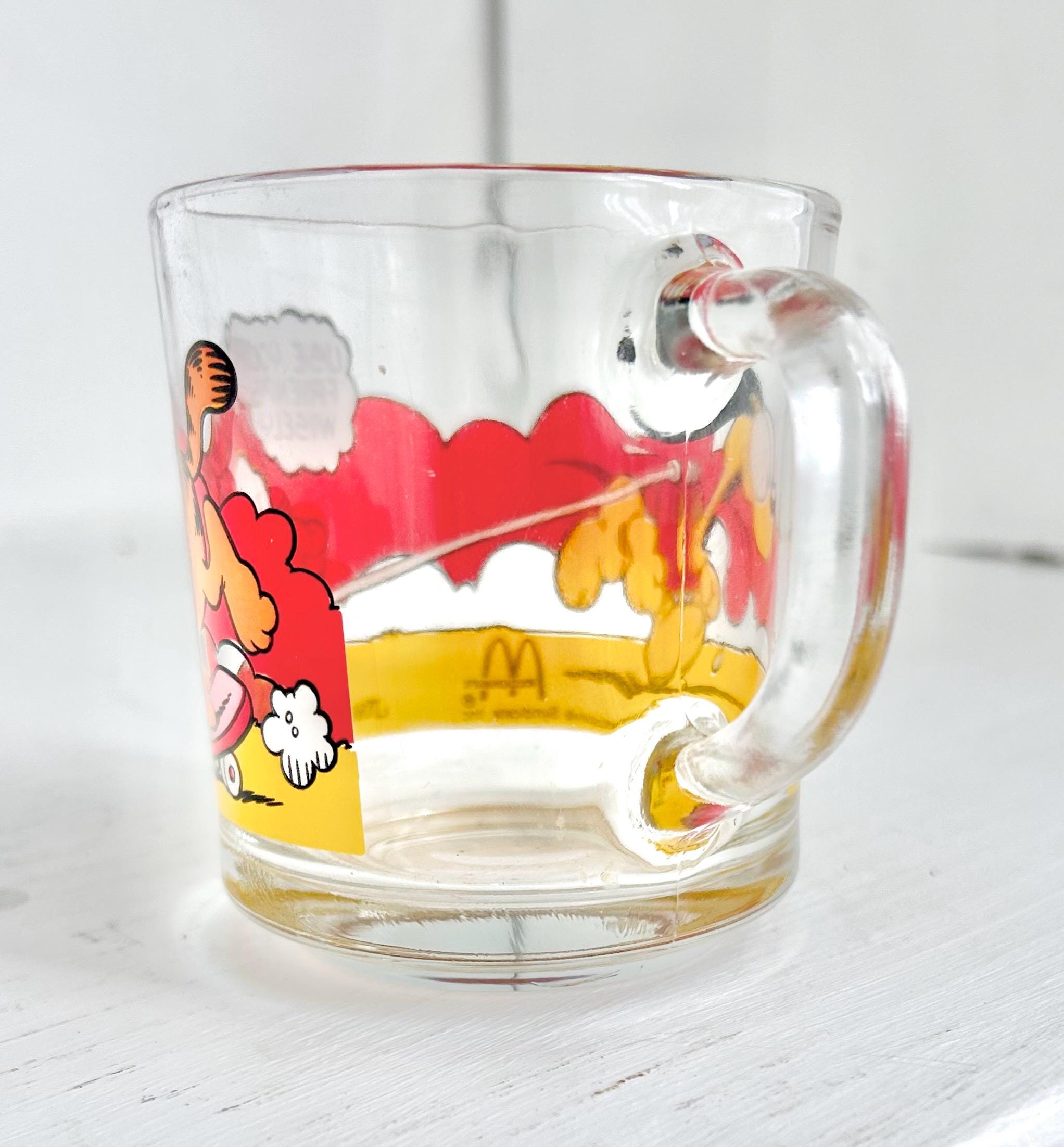 Vintage 1978 Garfield McDonalds Mug: Jim Davis Orange Cat & Odie