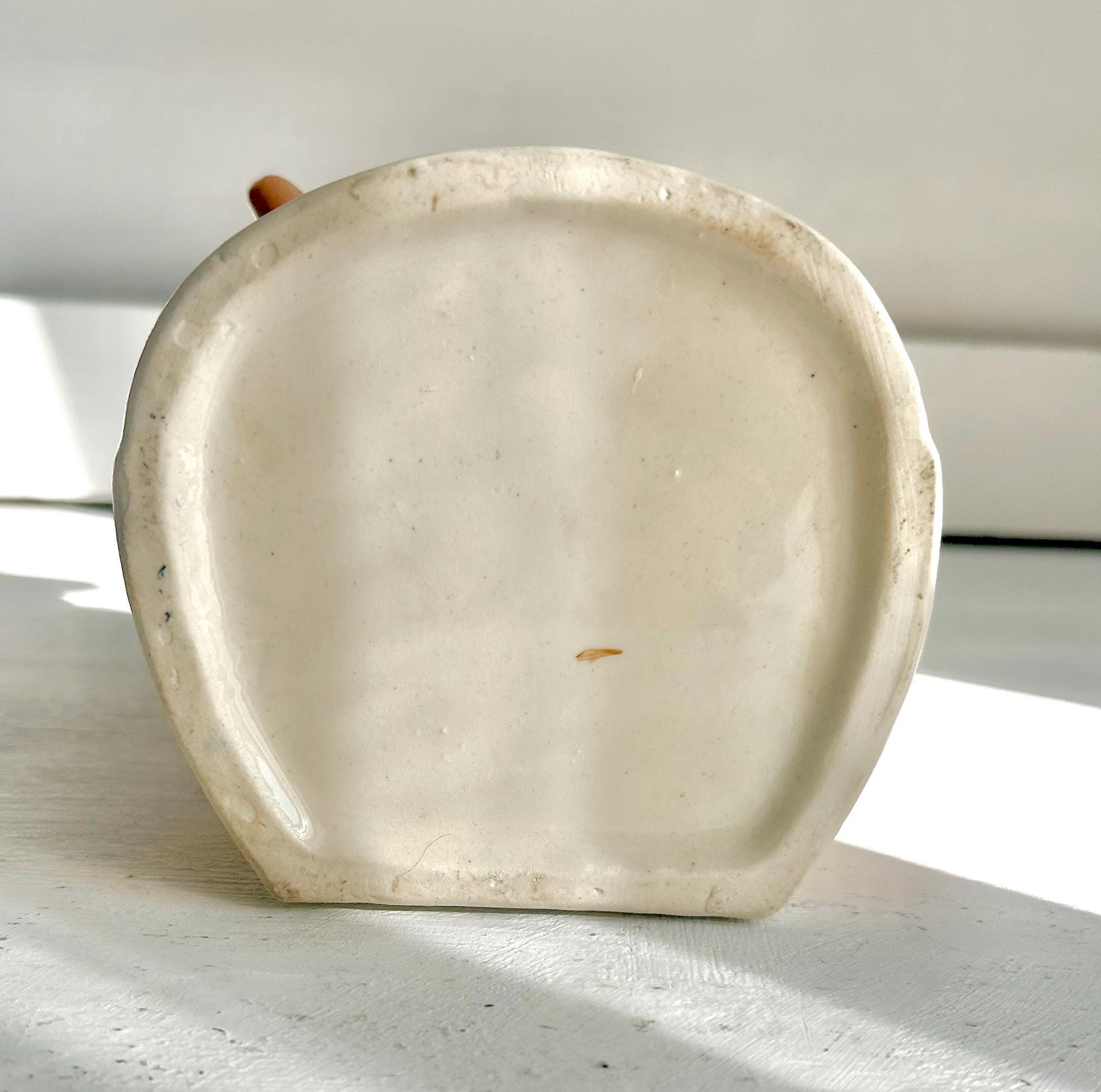 Vintage Ceramic Deer Planter: Mid-Century Doe and Fawn Flower Container