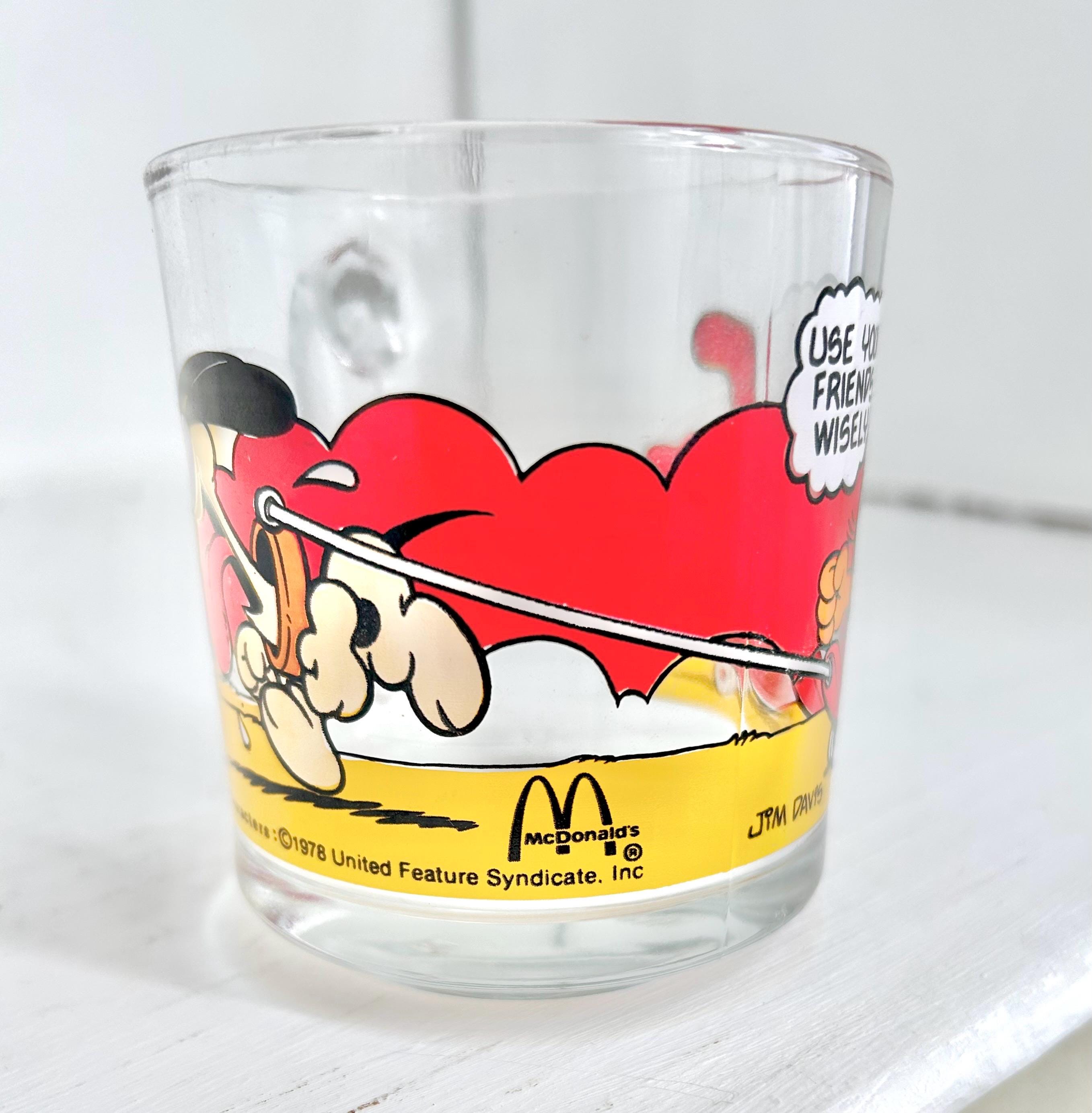Vintage 1978 Garfield McDonalds Mug: Jim Davis Orange Cat & Odie