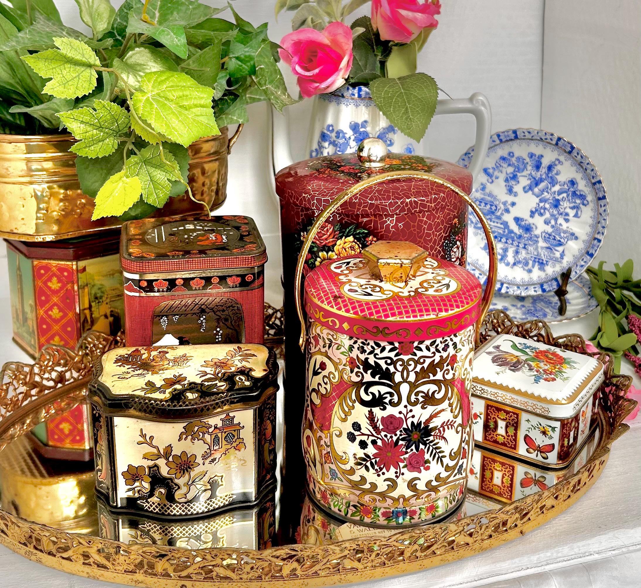 Vintage Tins Made in England - Choose from Various Designs