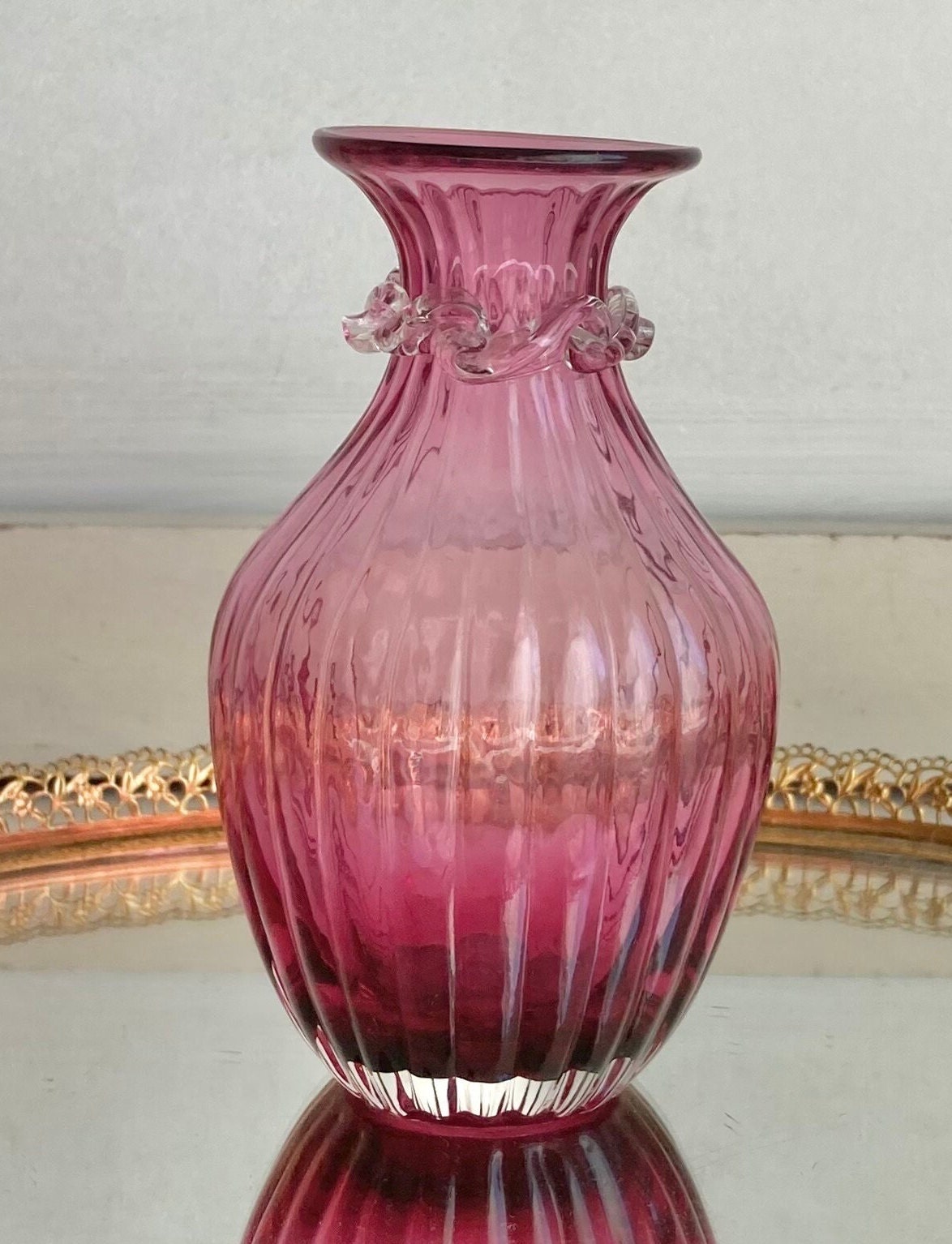 Vintage Cranberry Glass