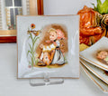 Vintage Hummel-Style Ceramic Plate: Storybook Children Wall Hanging - Japan