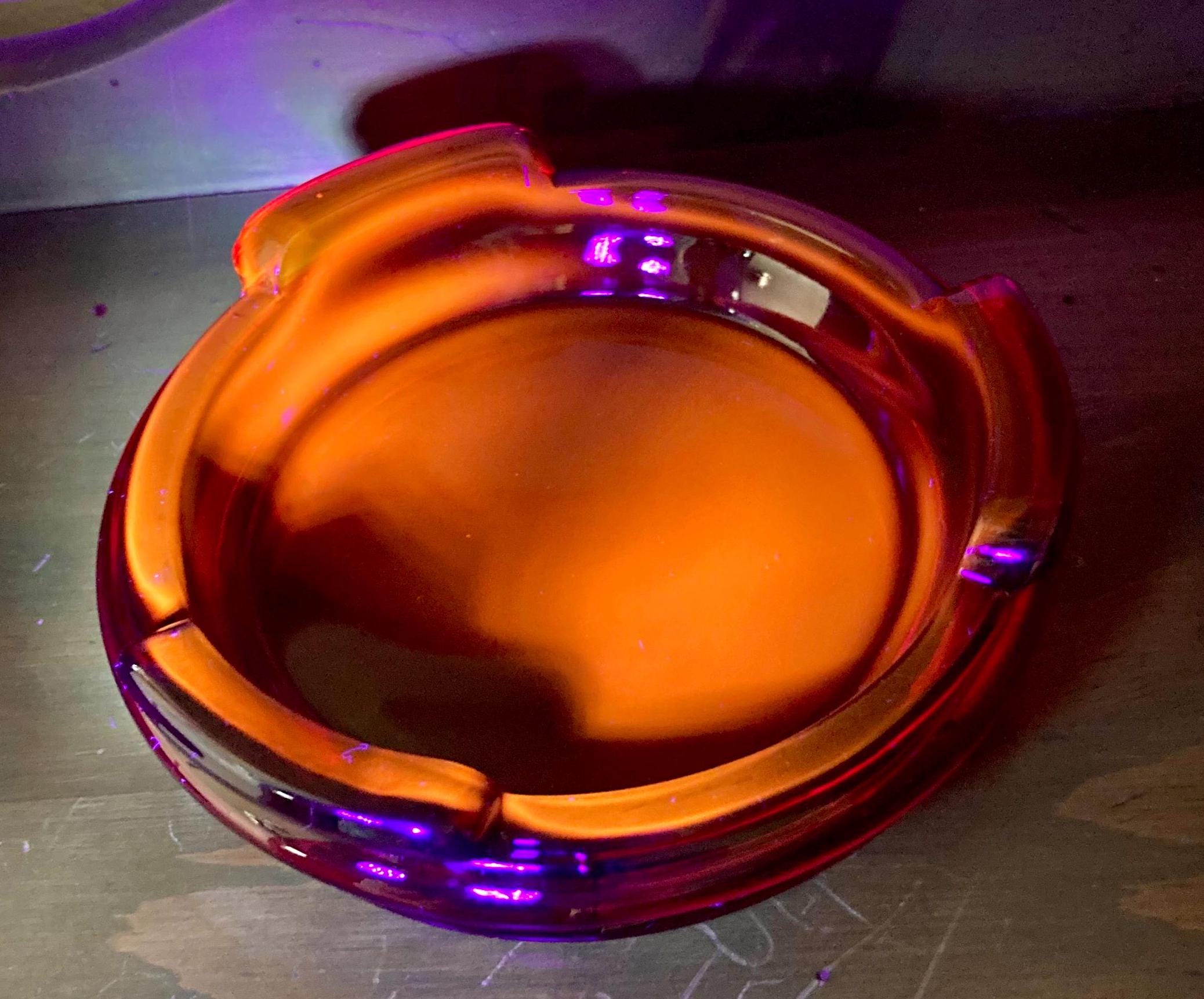 Vintage Red Amberina Glassware - CHOOSE from Fenton, Cadmium UV Glow, Bowls and Dishes