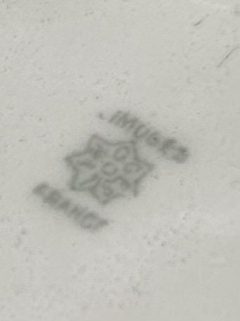 Vintage Porcelain Bowl Handpainted with Chrysanthemums, Limoges France