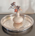 Little 10-inch Vintage Silverplate Gallery Tray by Leonard Co