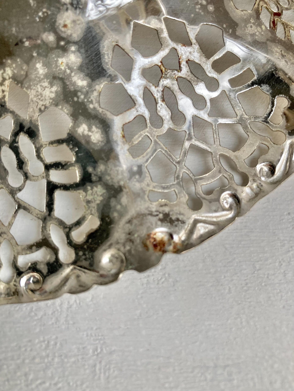 Vintage Silver-Plated Candy Dish: EPNS Ornate Serving Tray, Made in England