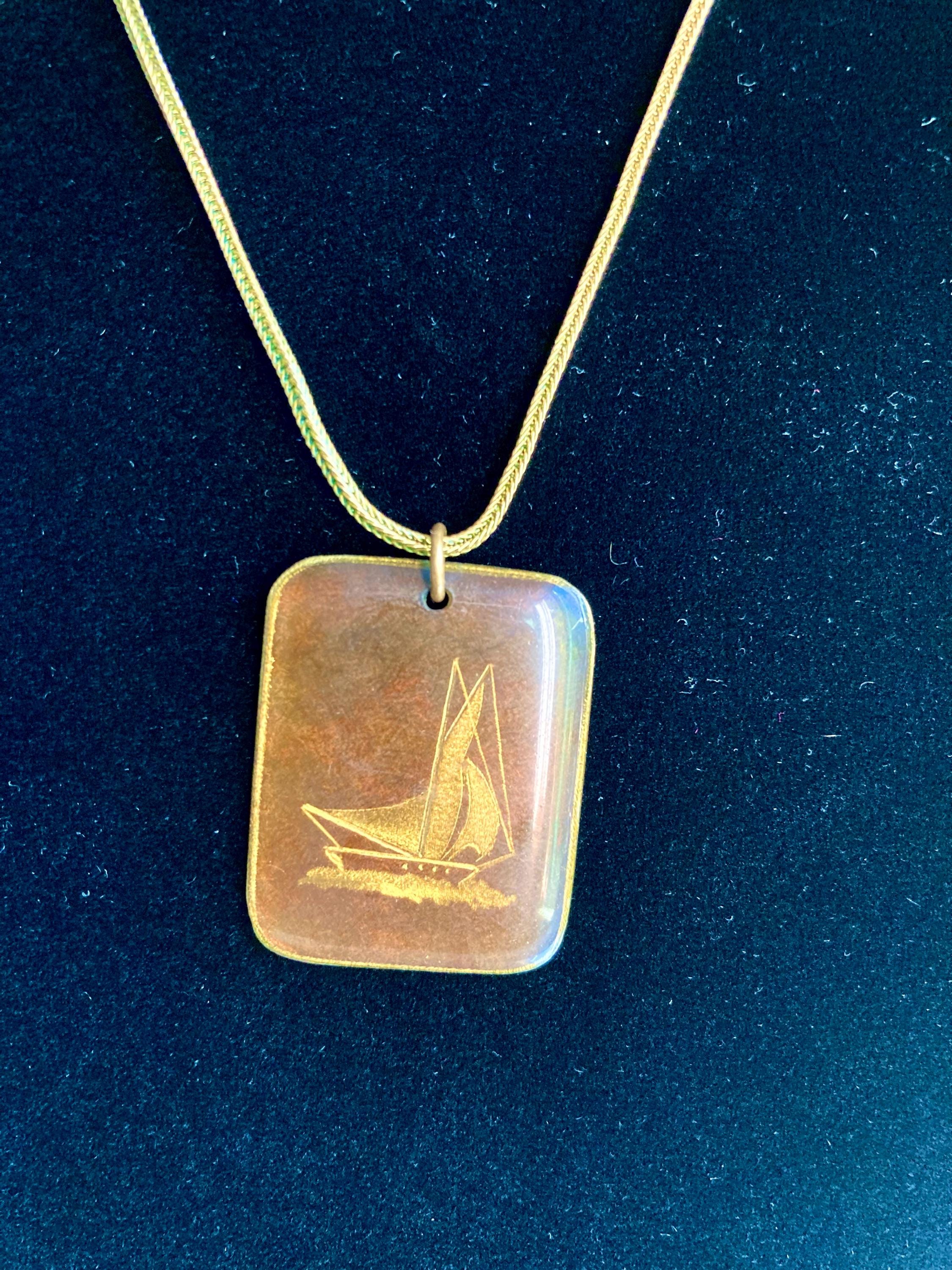 Vintage Nautical Themed Pendant Necklaces: Choose from three