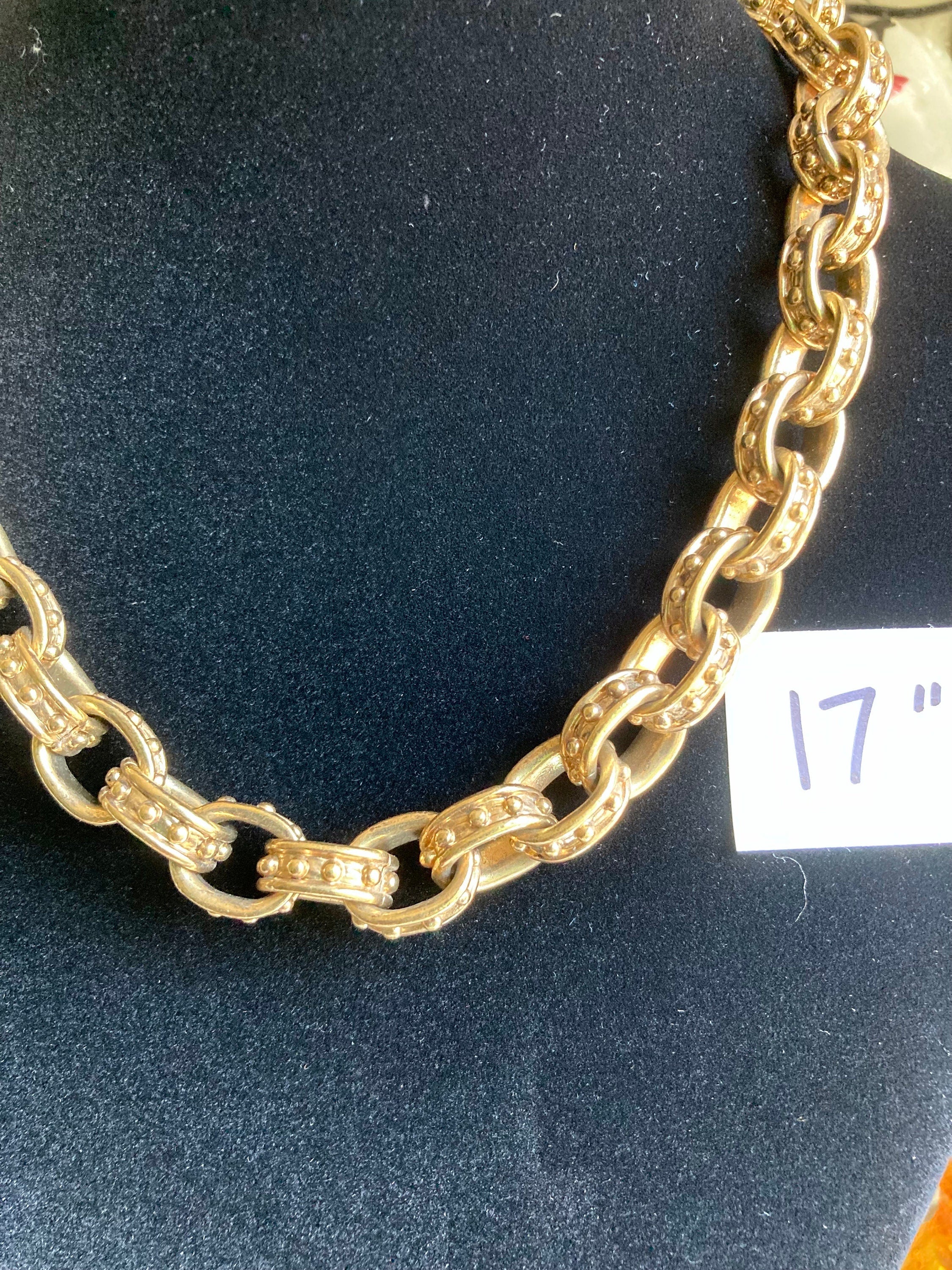 Vintage Pendant and Chain Bold Costume Jewelry Necklaces - Choose from Four