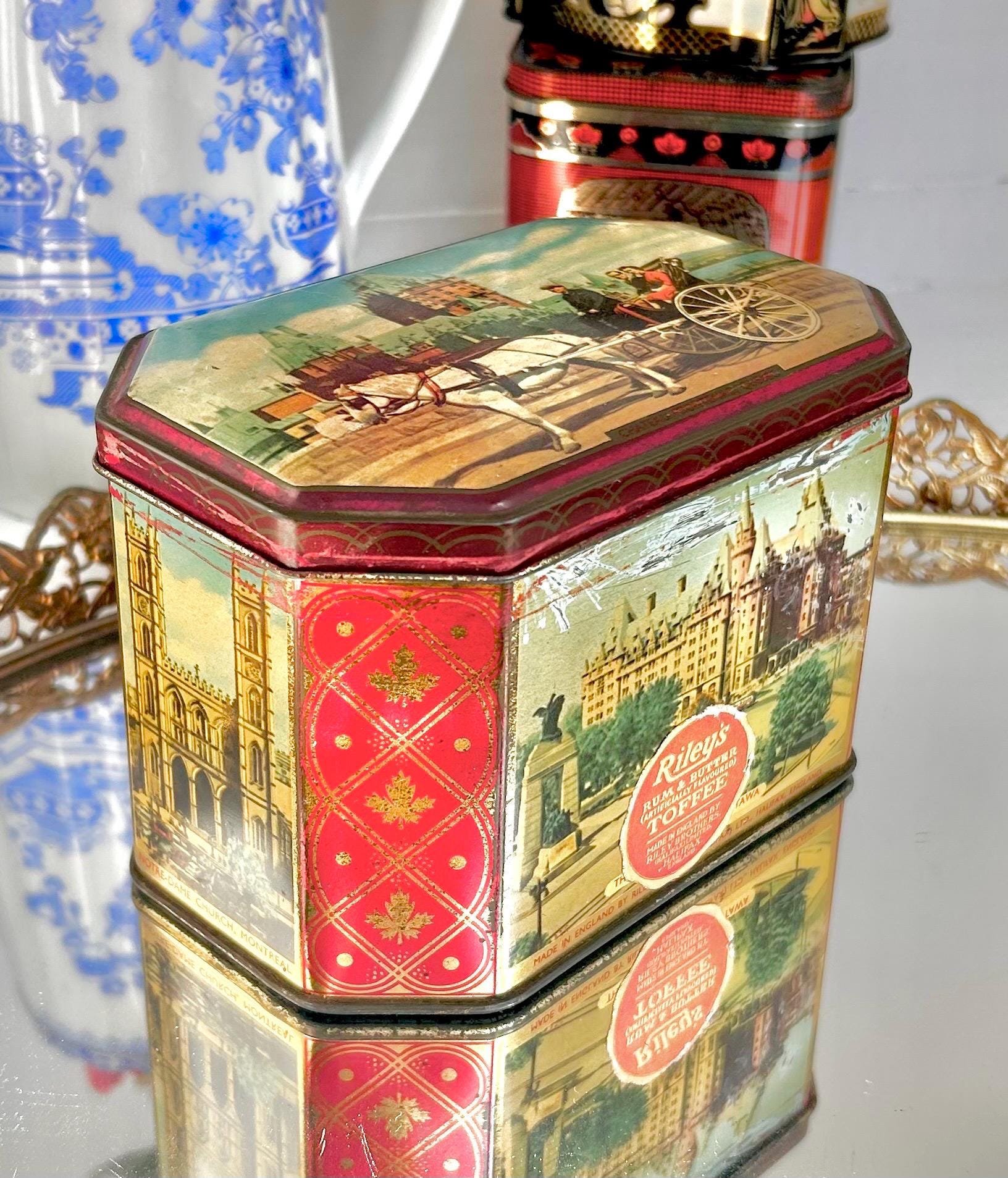 Vintage Tins Made in England - Choose from Various Designs