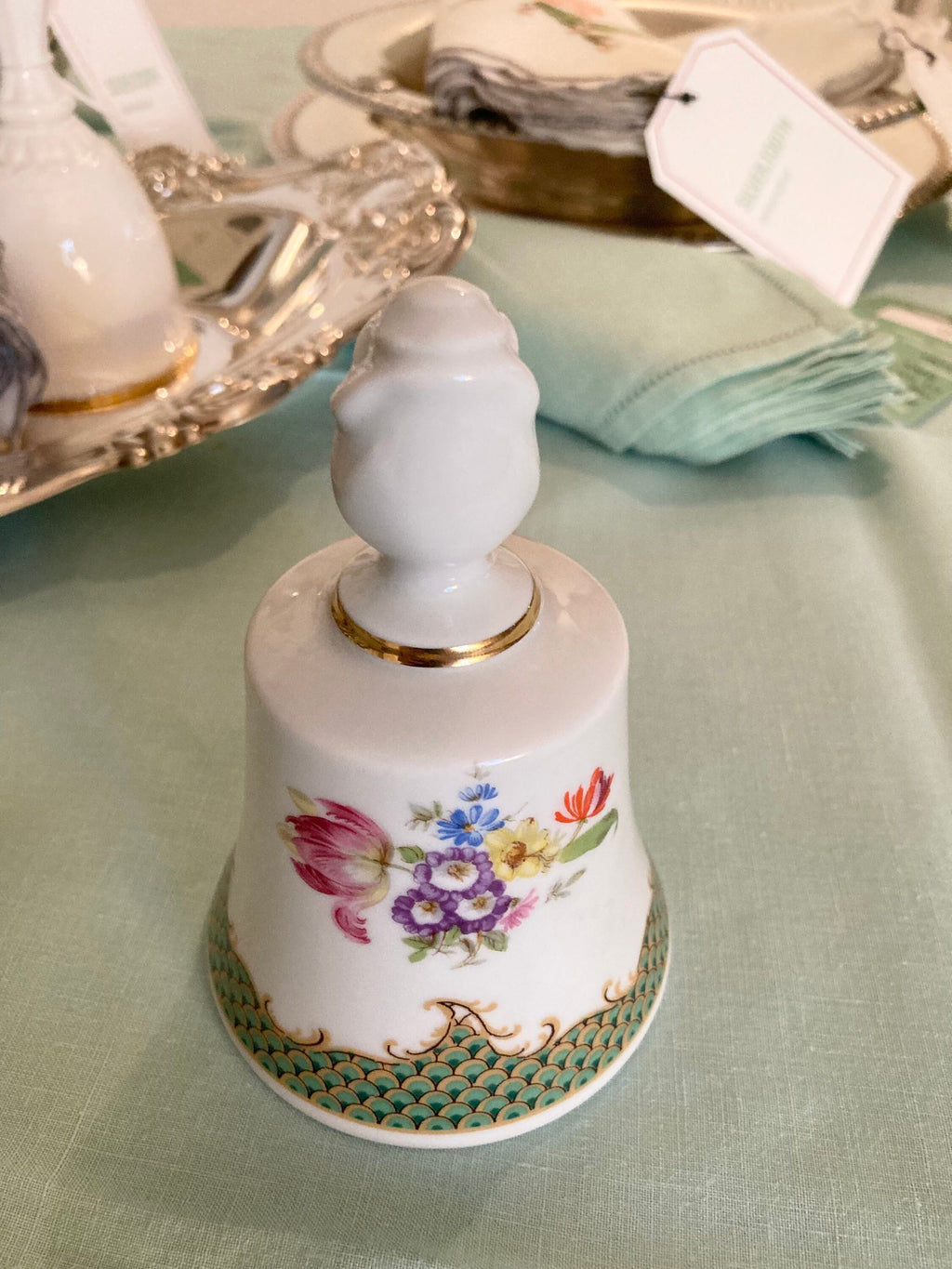 Vintage Porcelain Bell - Bareuther Waldsassen for Danbury Mint