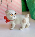 Vintage Bonzo Dog Figurine: Hand-Painted Porcelain, Pfeffer Gothe Germany, 1930s